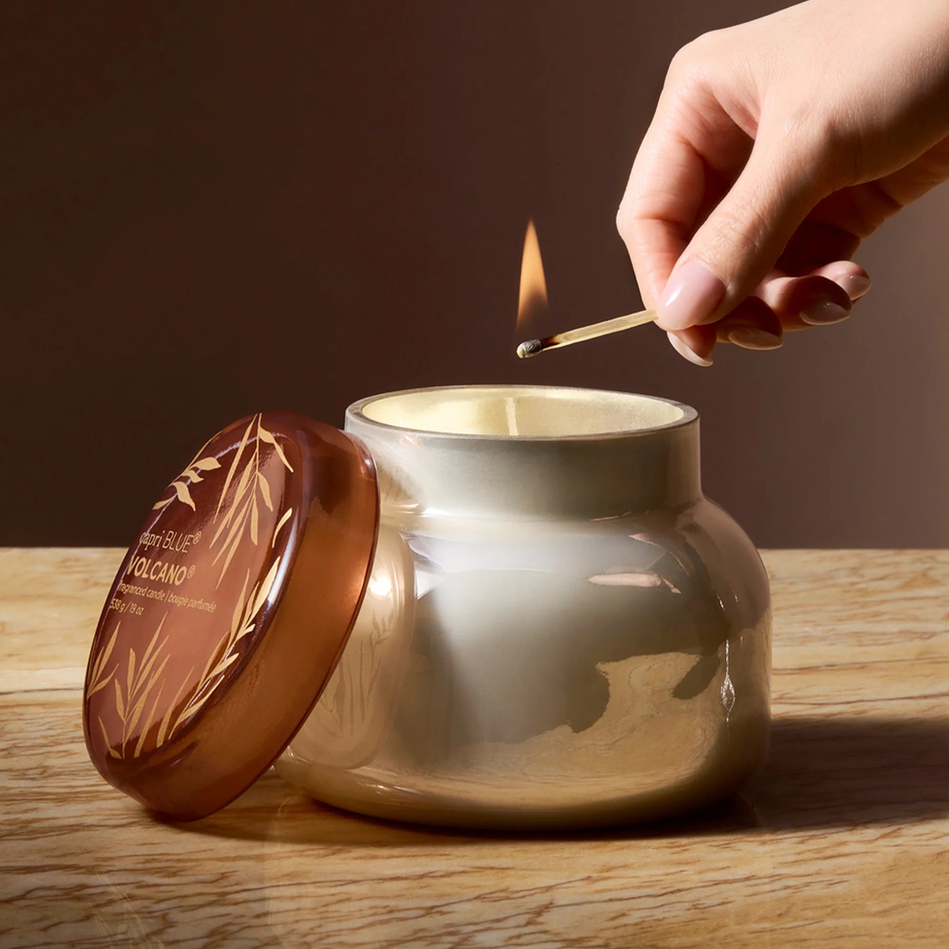 [Capri Blue] Autumn Glow Volcano White Signature Candle 19oz