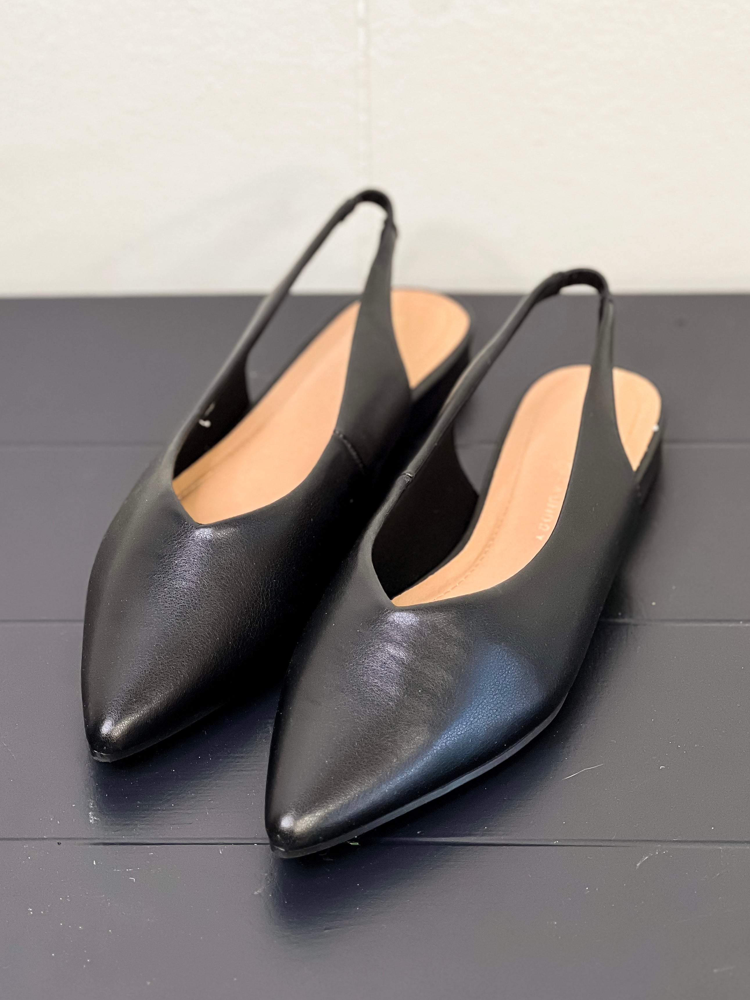 [Chinese Laundry] Hadiya Smooth Flats-Black