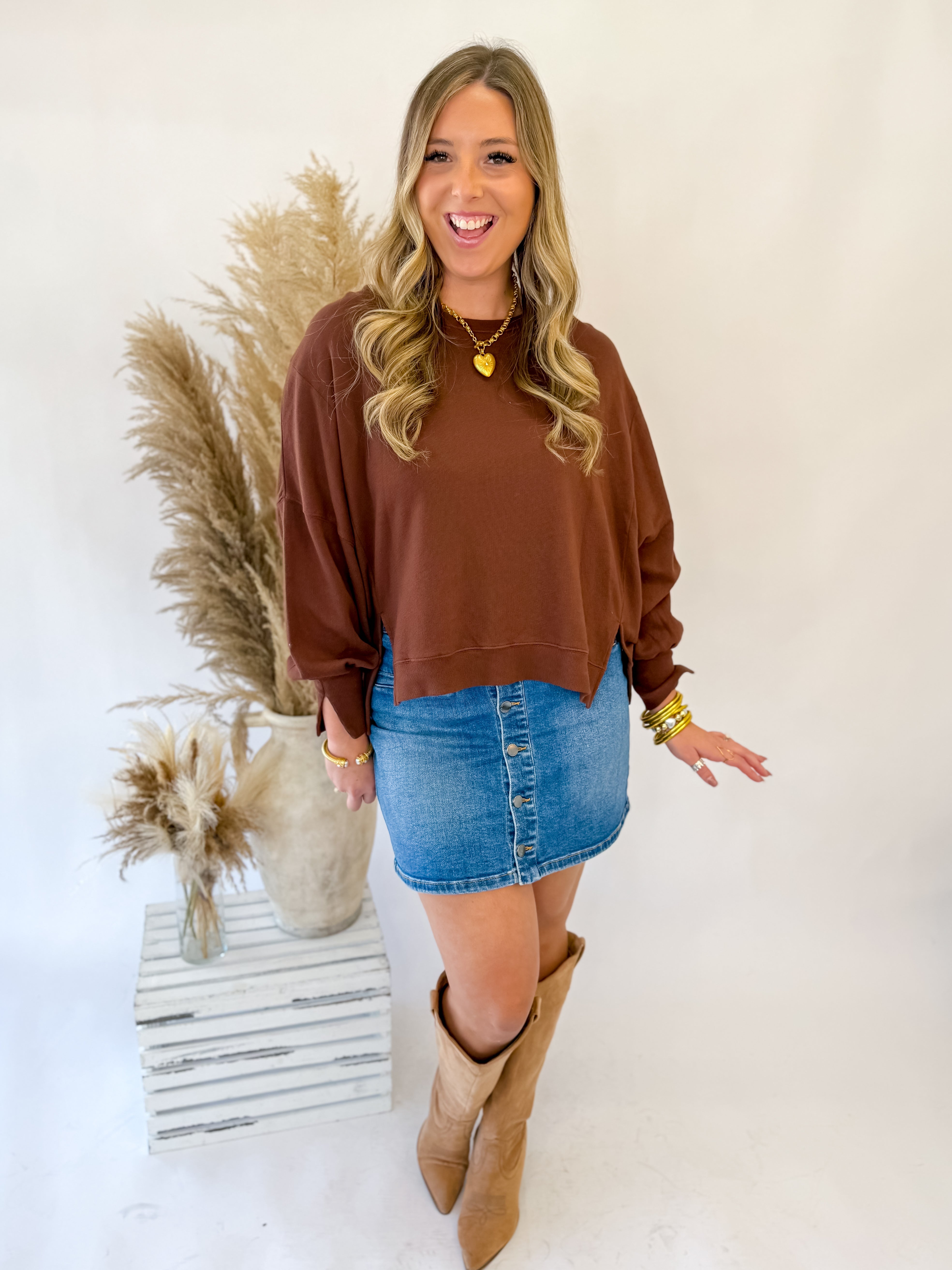 [Dear John] Trenton Sweater - Cappuccino