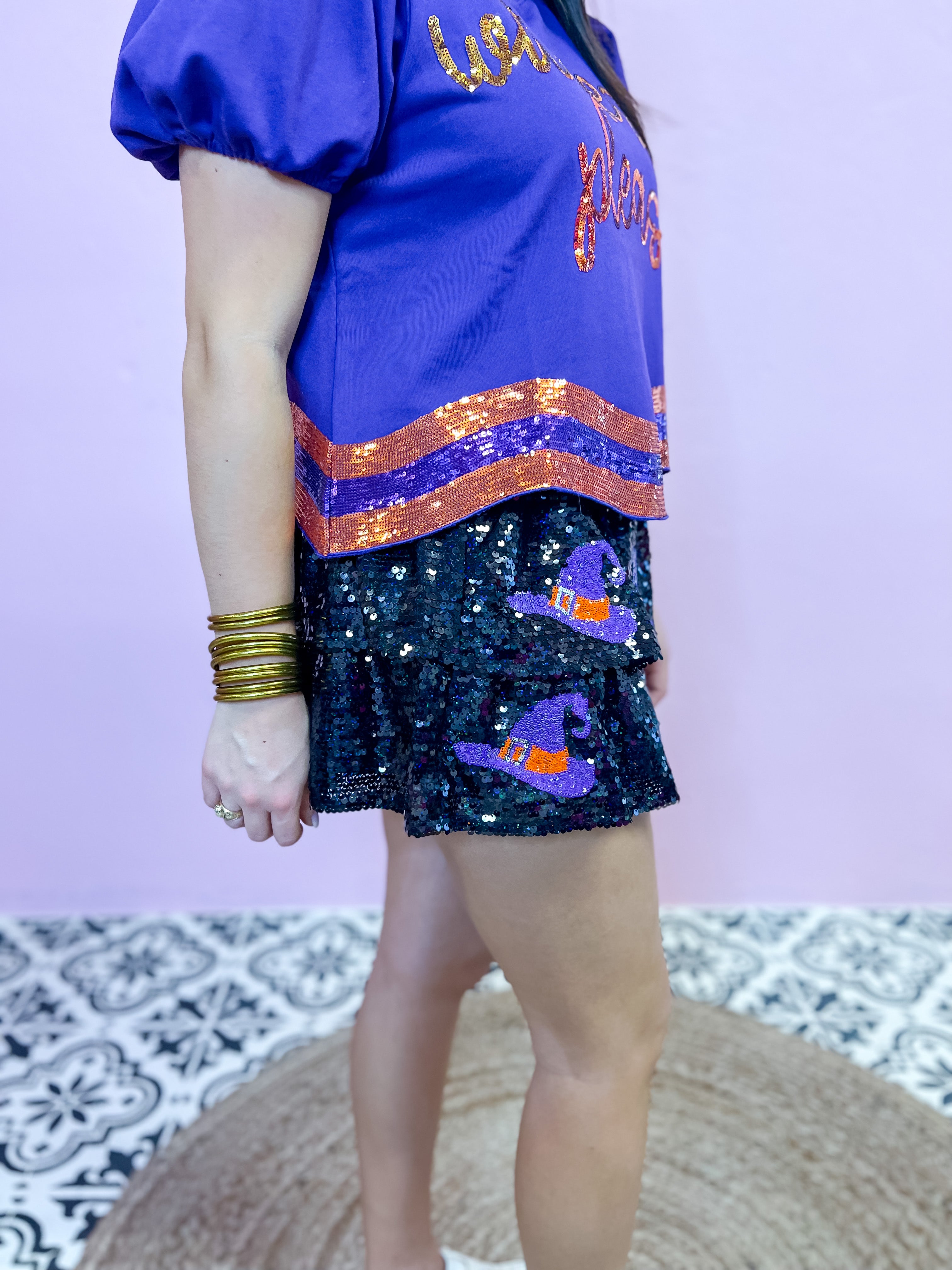 Witchy Poo Sequin Skirt