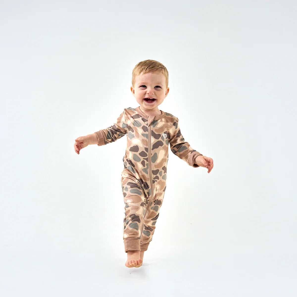 [Burlebo] Baby Zip Up-Pintail Camo