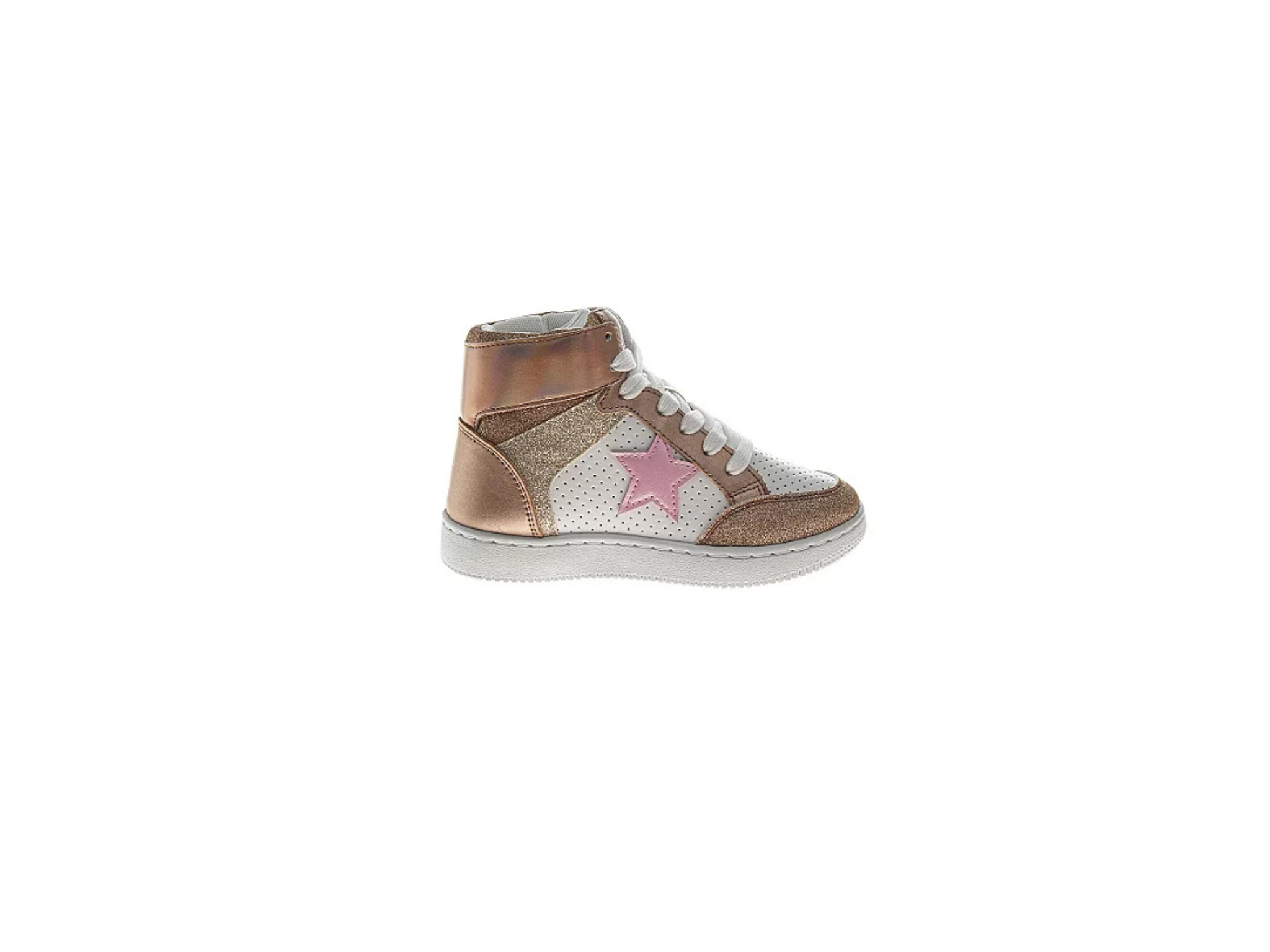 Kensie Girl Rose Gold High Top Sneakers