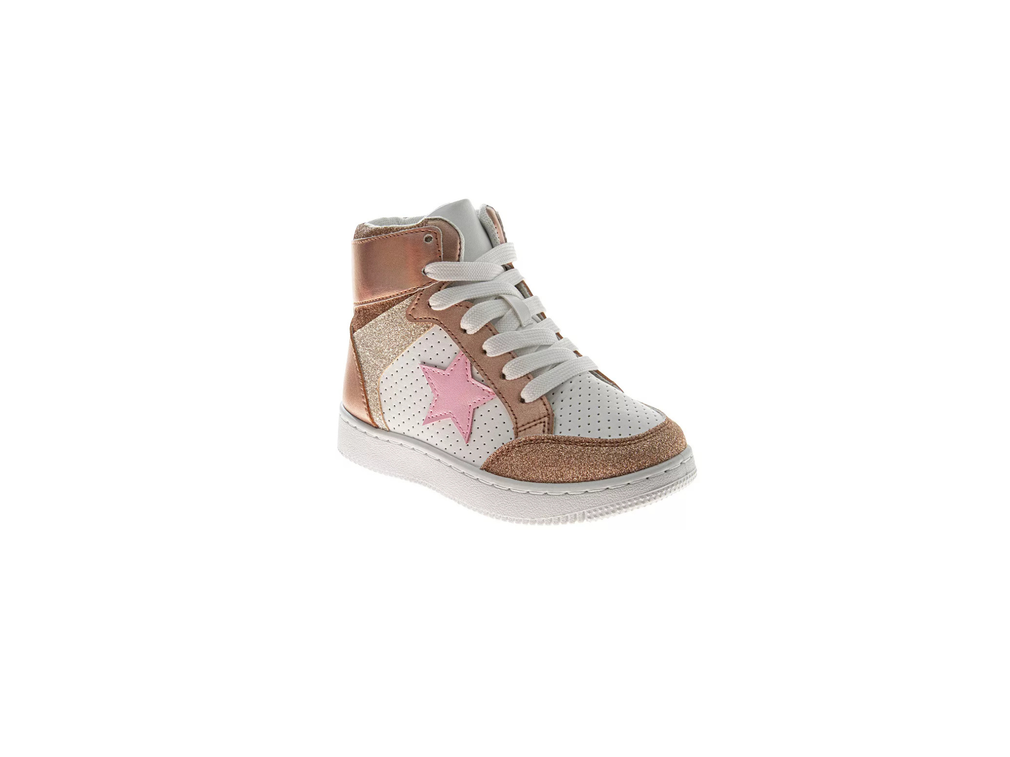 Kensie Girl Rose Gold High Top Sneakers