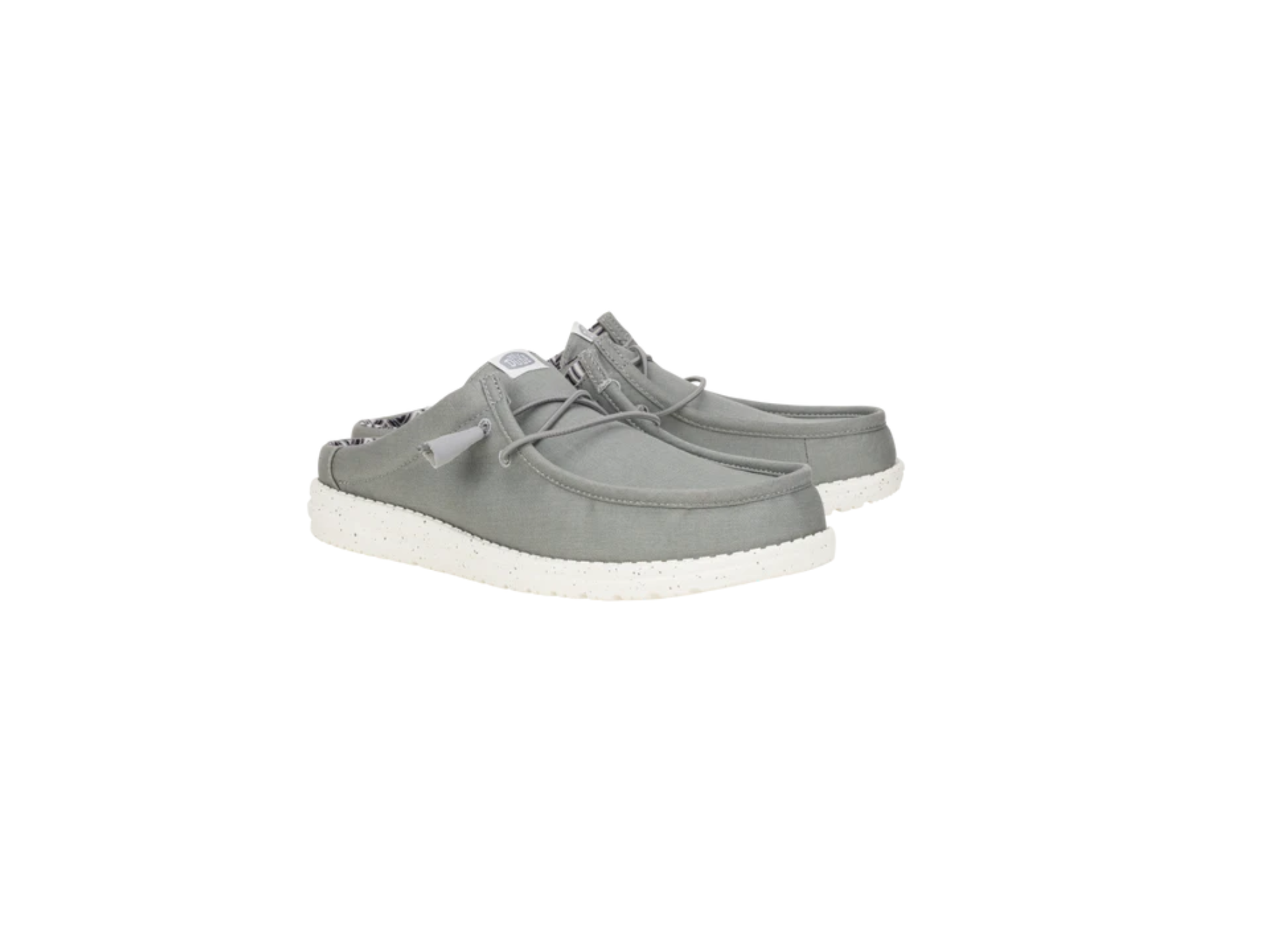 [Hey Dude] Wally Slip Stretch Canvas  - Grey