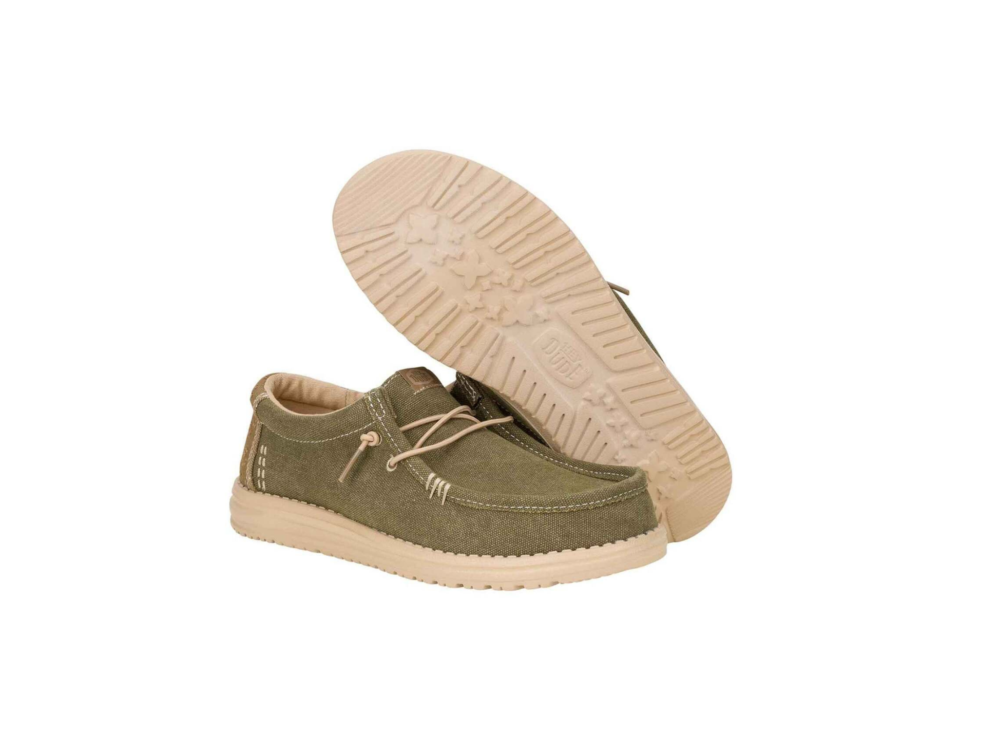 [Hey Dude] Wally Workwear - Dusky Green/Irish Cream