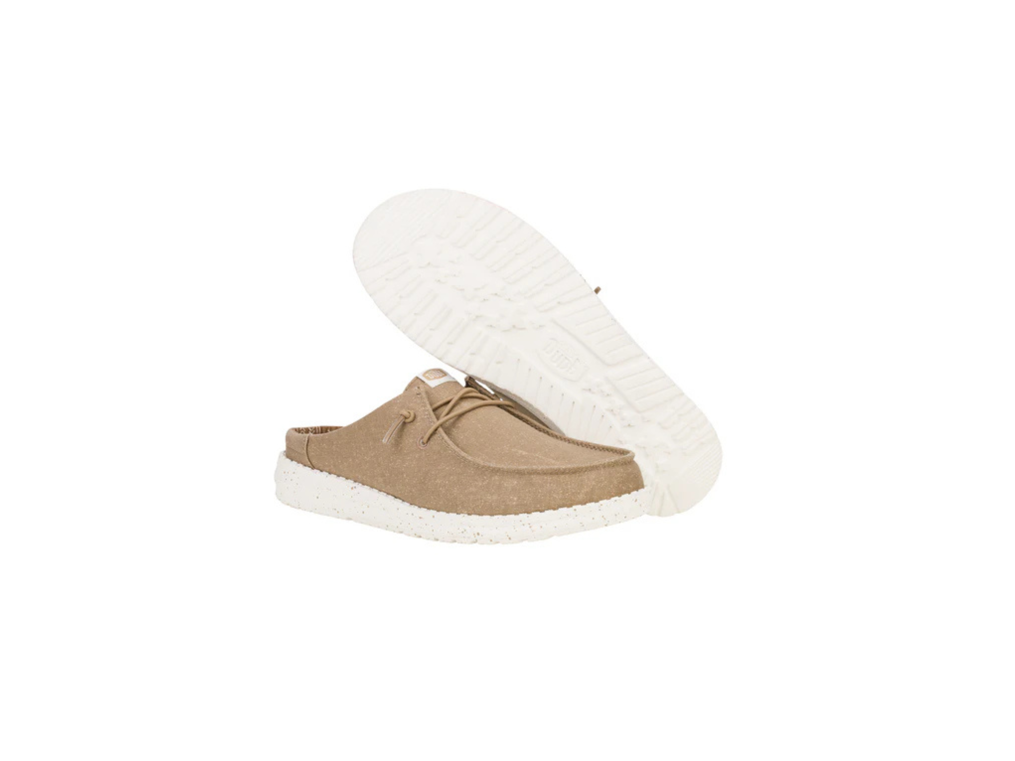 [Hey Dude] Wendy Slip Stretch Canvas - Walnut