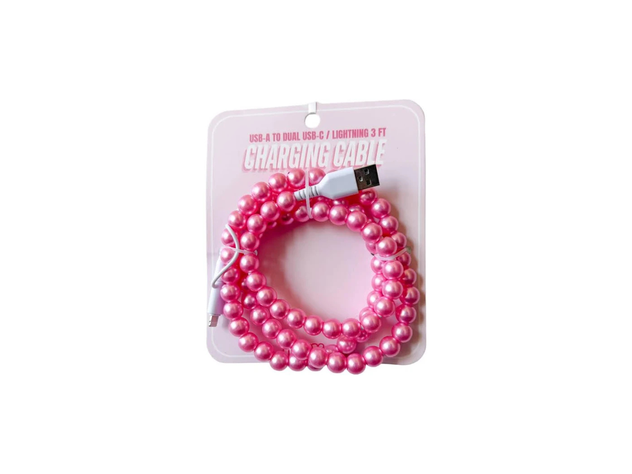 Charging Cables - Pink Pearls