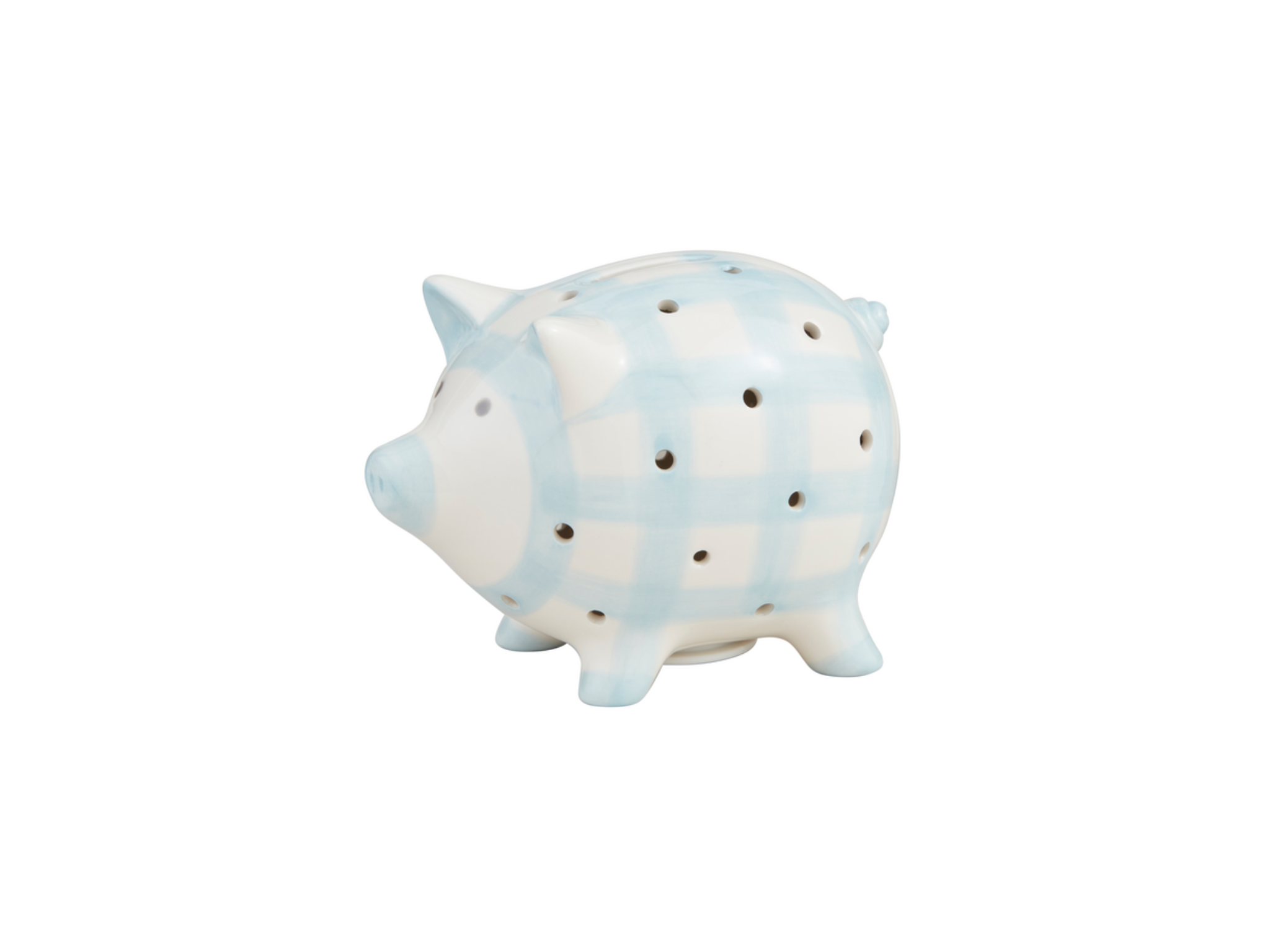 Blue Light-Up Piggy Bank