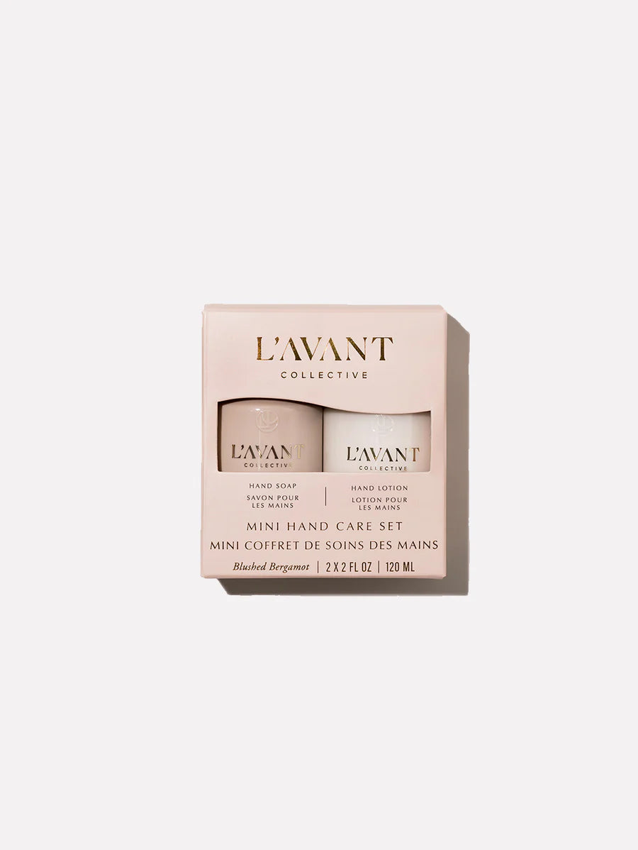 Mini Hand Care Set - Hand Soap + Hand Lotion - Blushed Bergamot