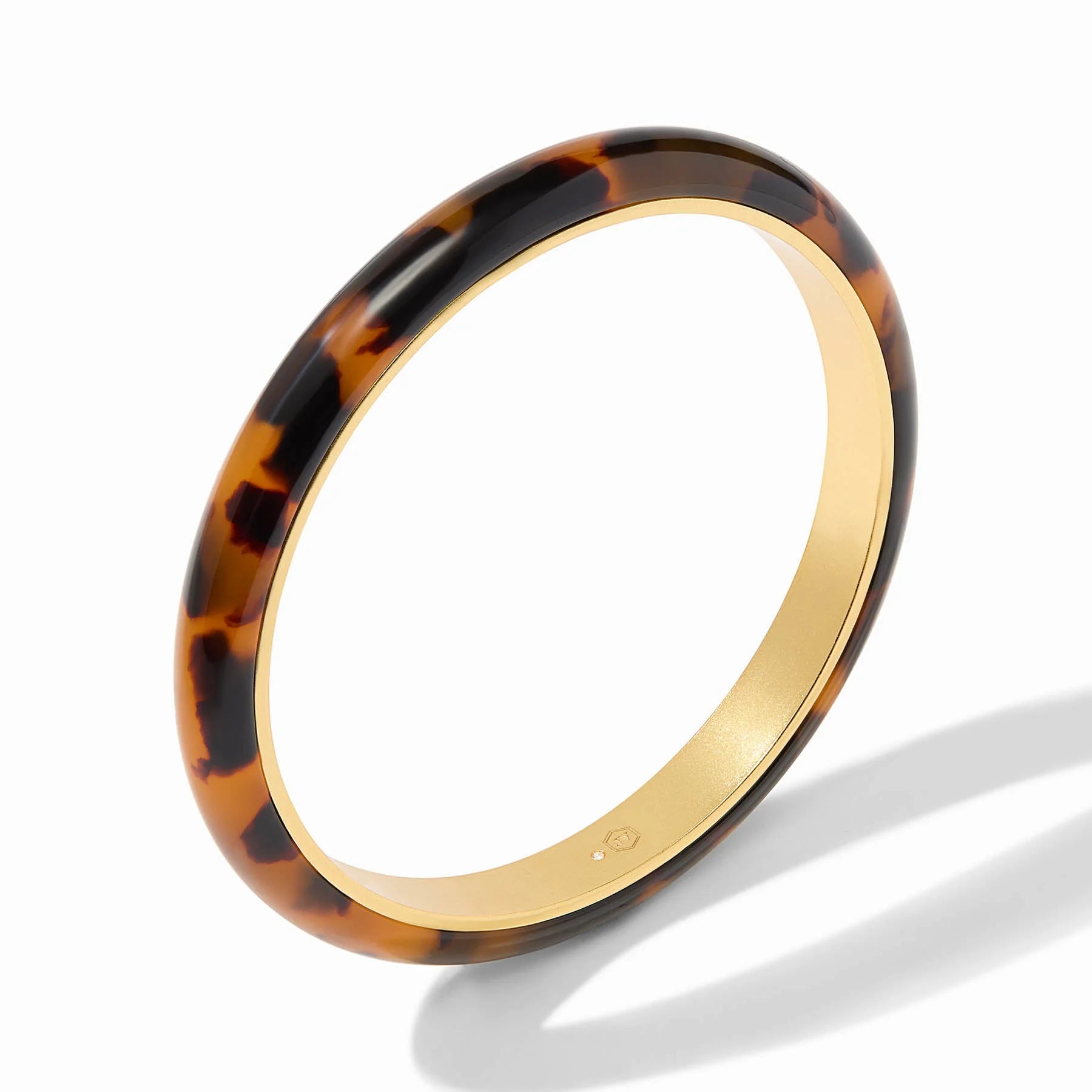 [Julie Vos]Madison Statement Bangle-Tortoiseshell-M