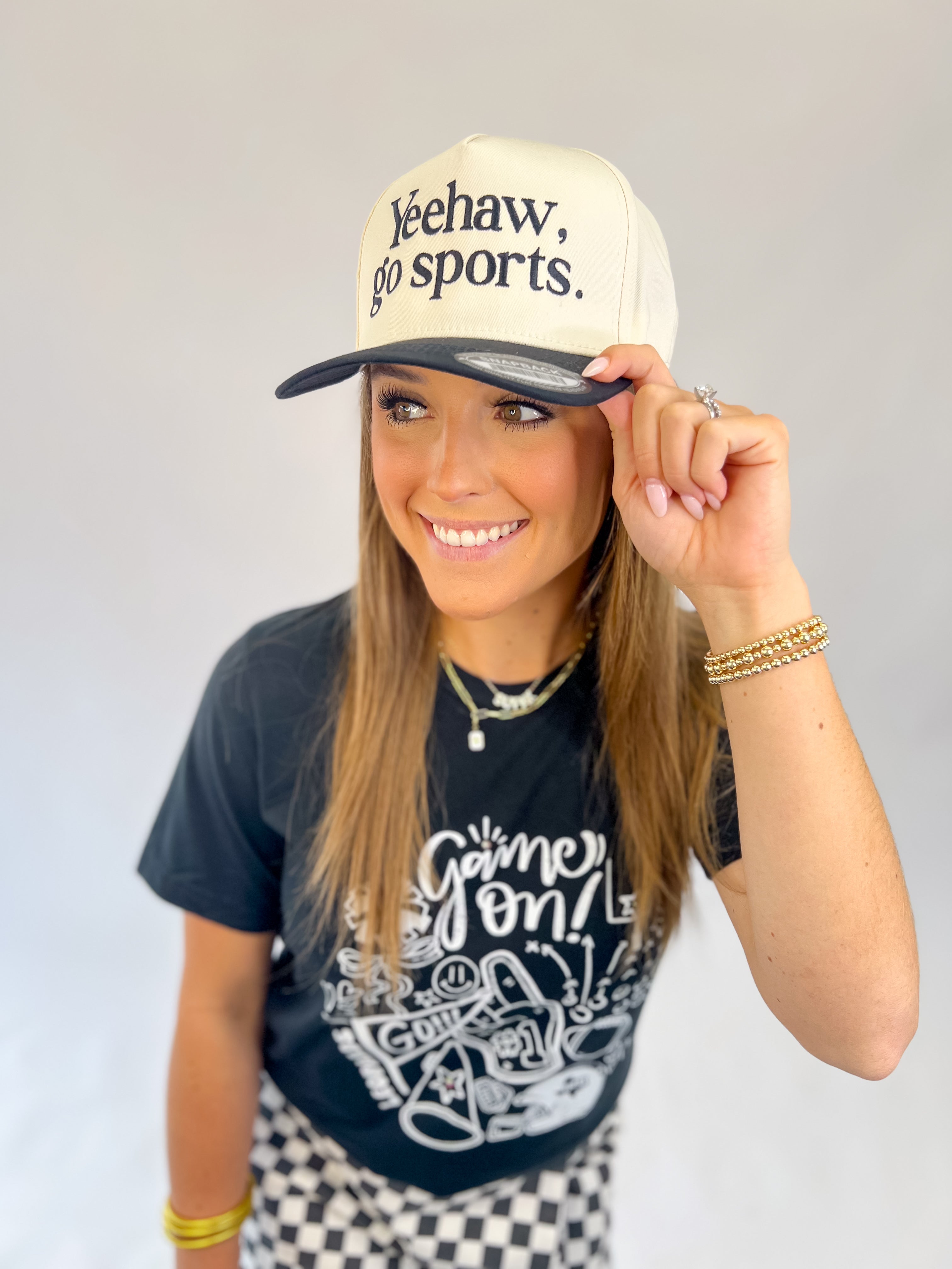 Yee-Haw Go Sports Cap-Canvas