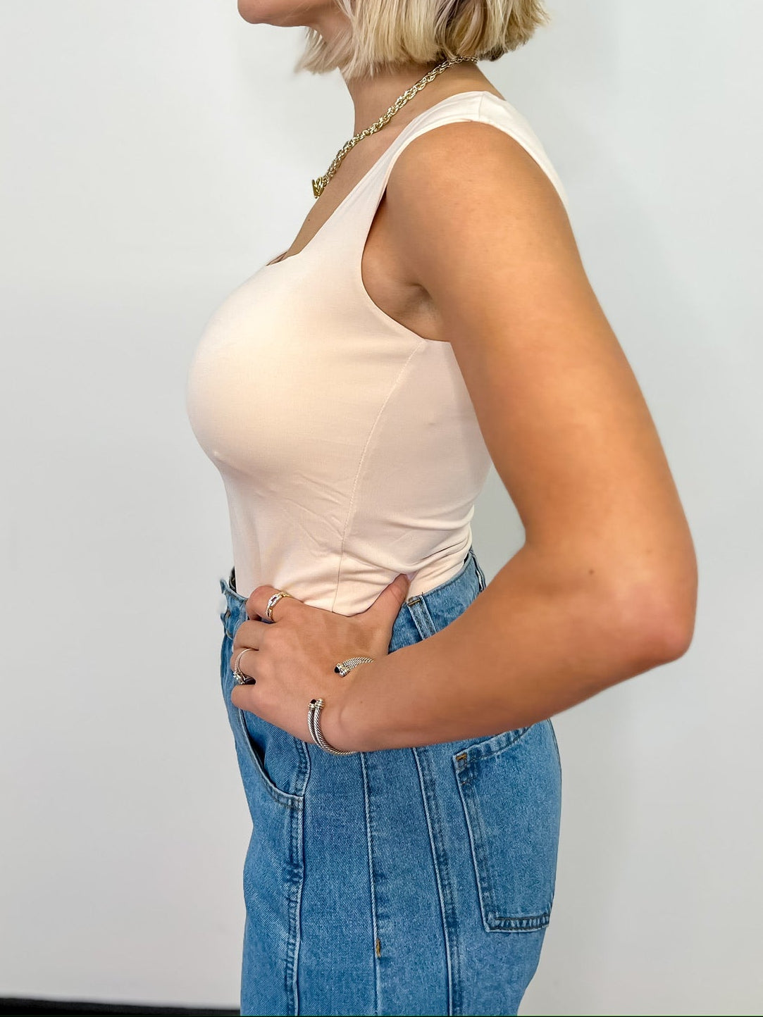 Natural Ease Bodysuit - Nude
