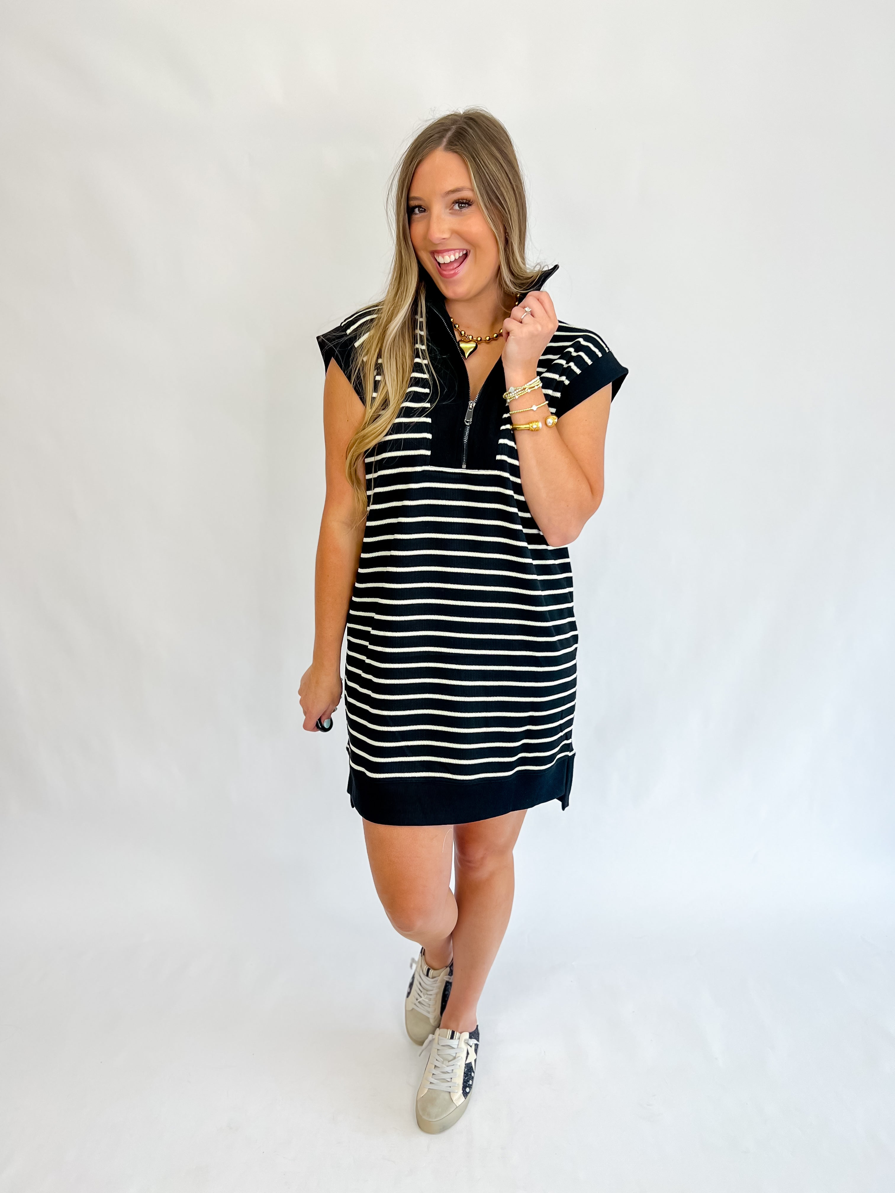 Striped Serenity Dress