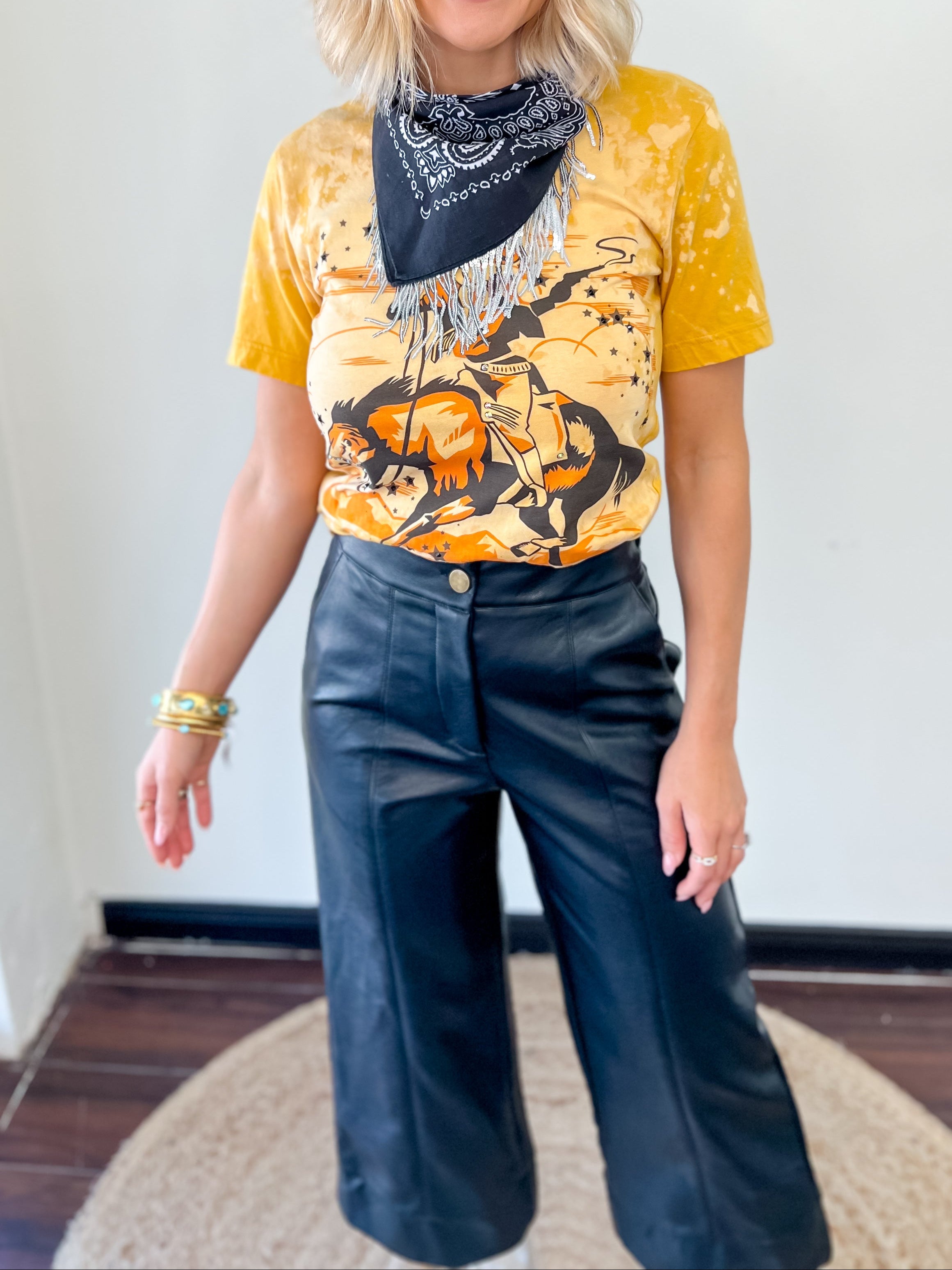 Gina Pink Label Star Cowboy Tee