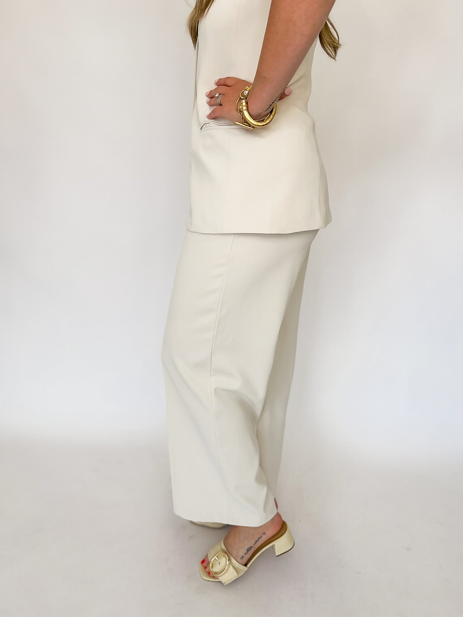 Terrace Tailor Pants - Sandy Beach