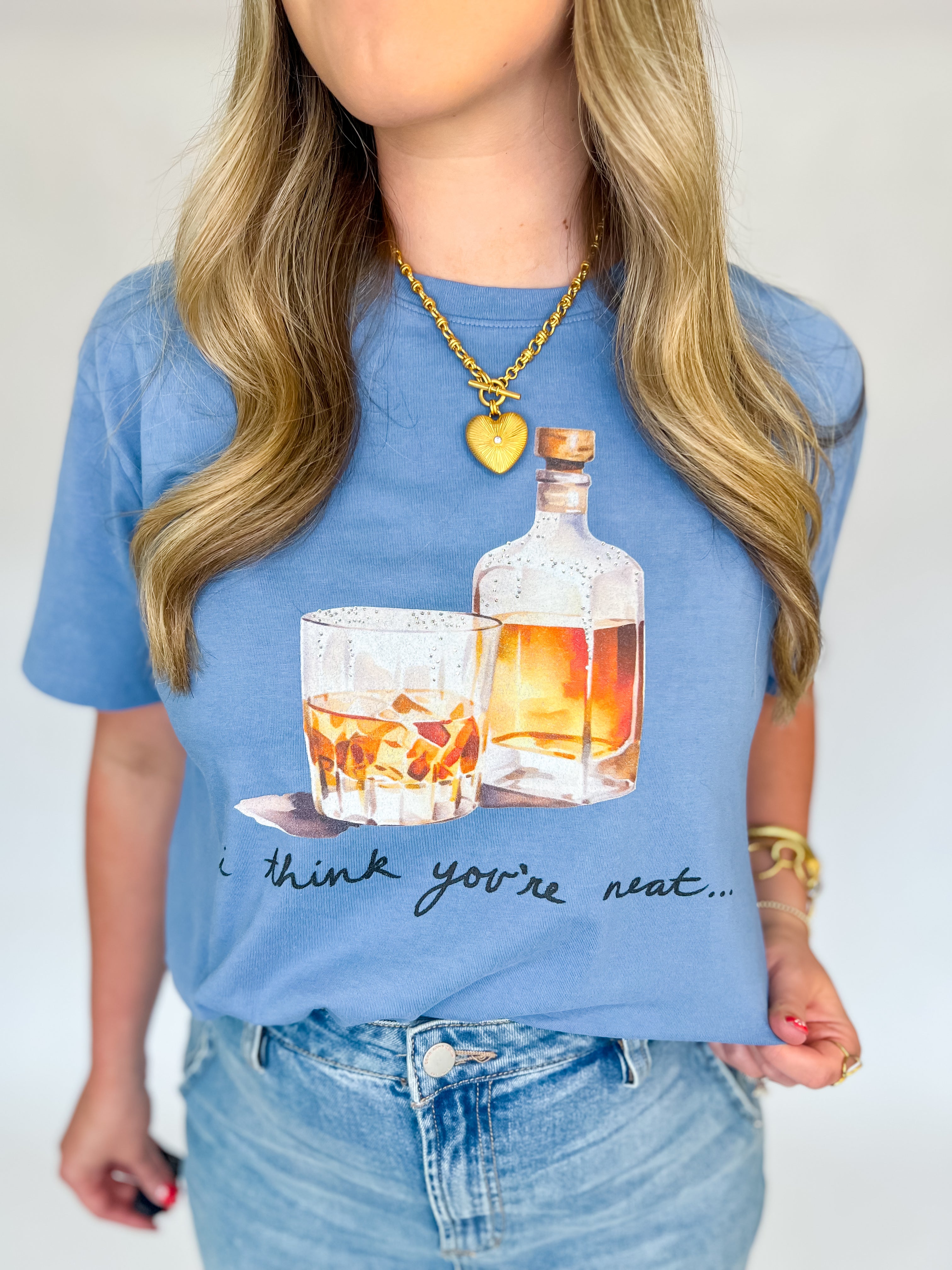 I Think You're Neat Wide Neck Tee