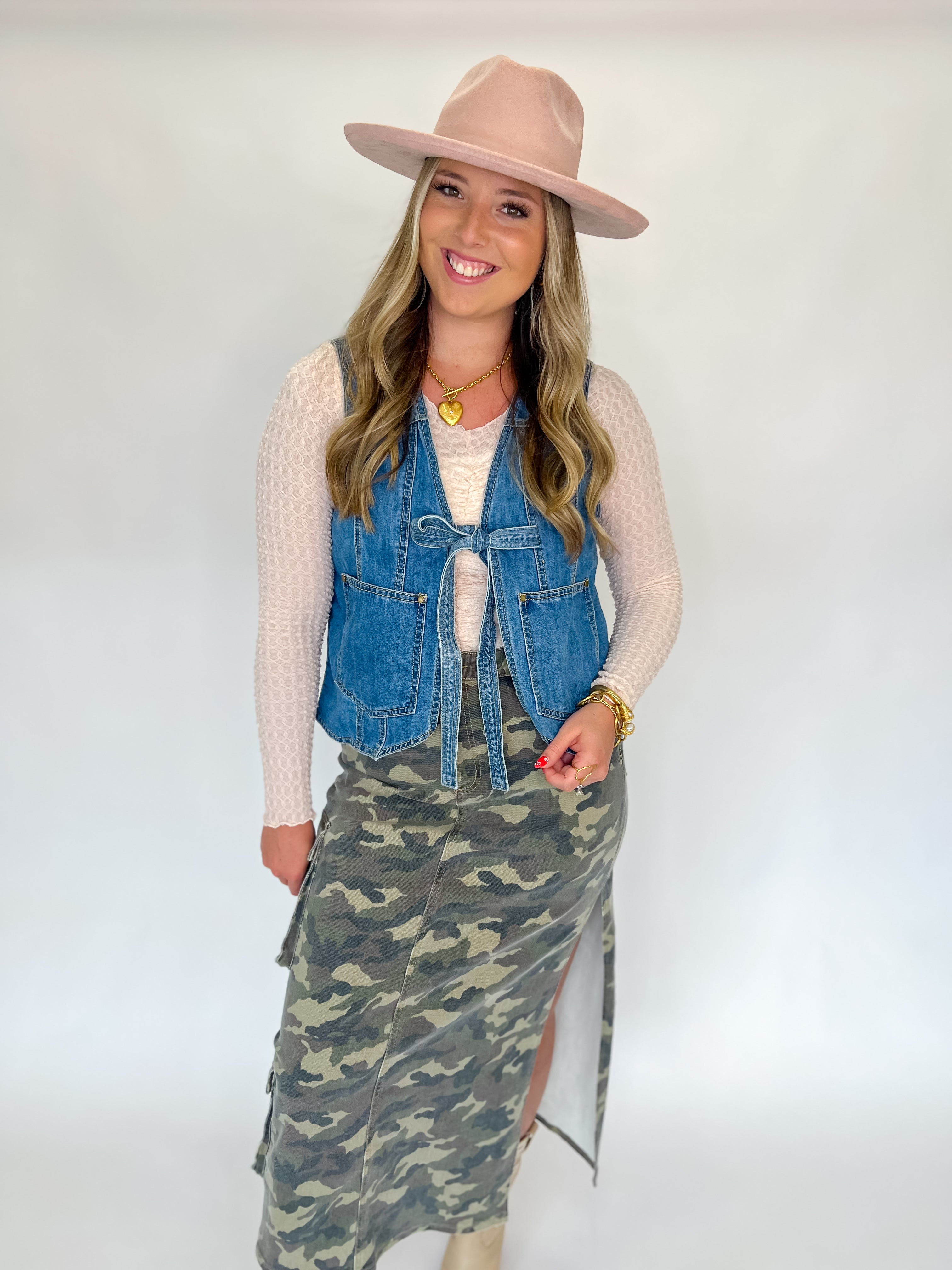 Coastal Rodeo Denim Vest