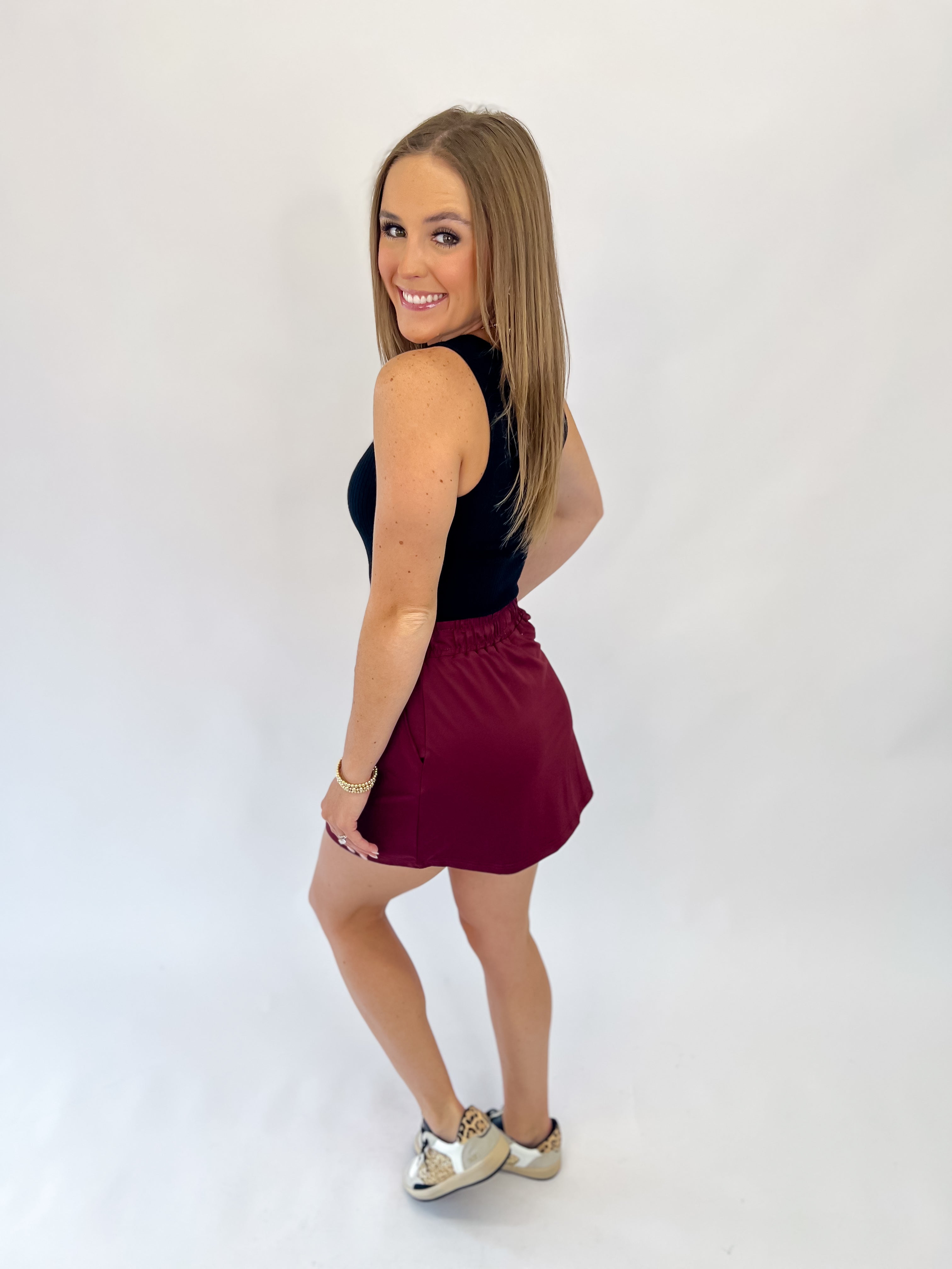 Jess Lea Skort- Maroon