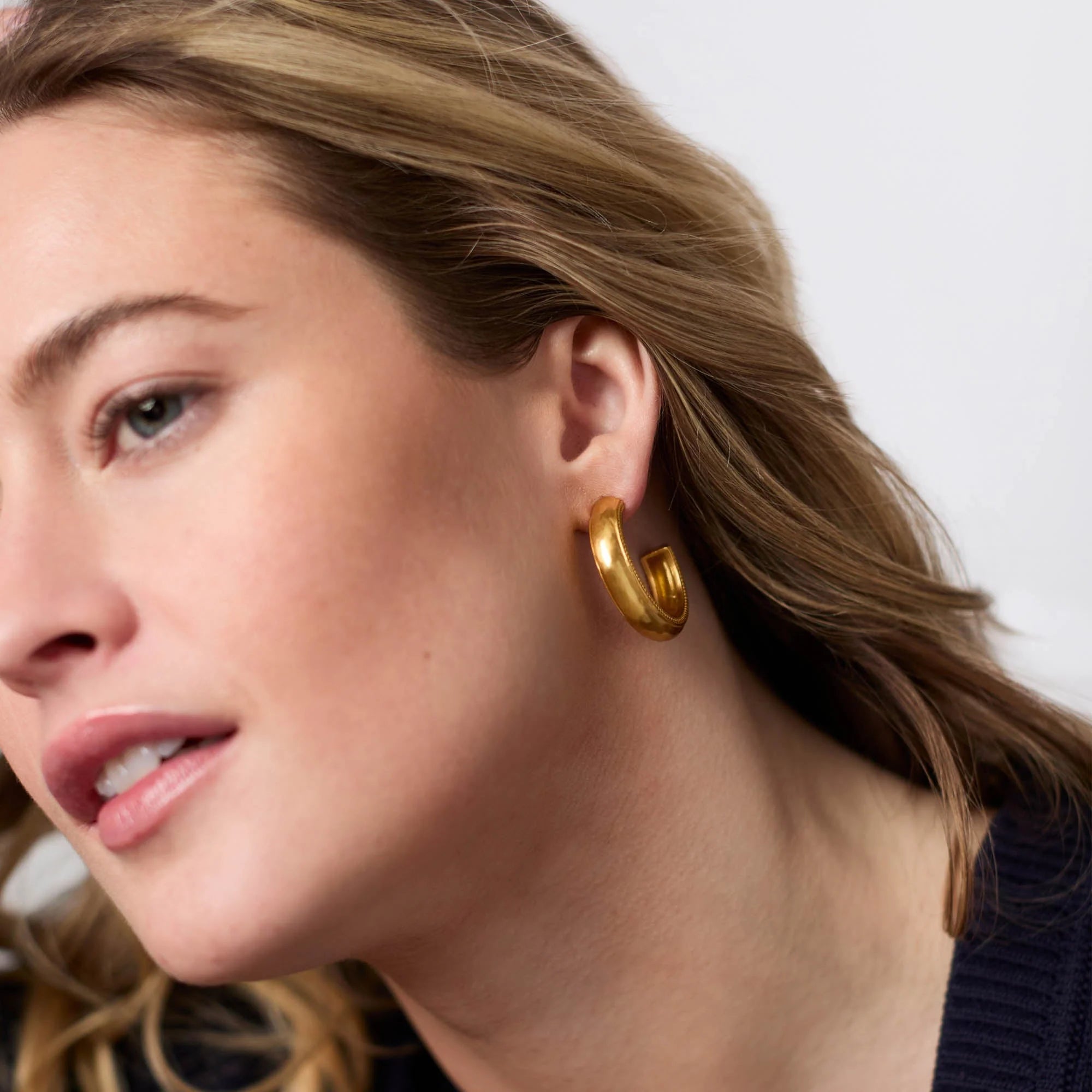 [Julie Vos] Cannes Hoop - Gold - Medium