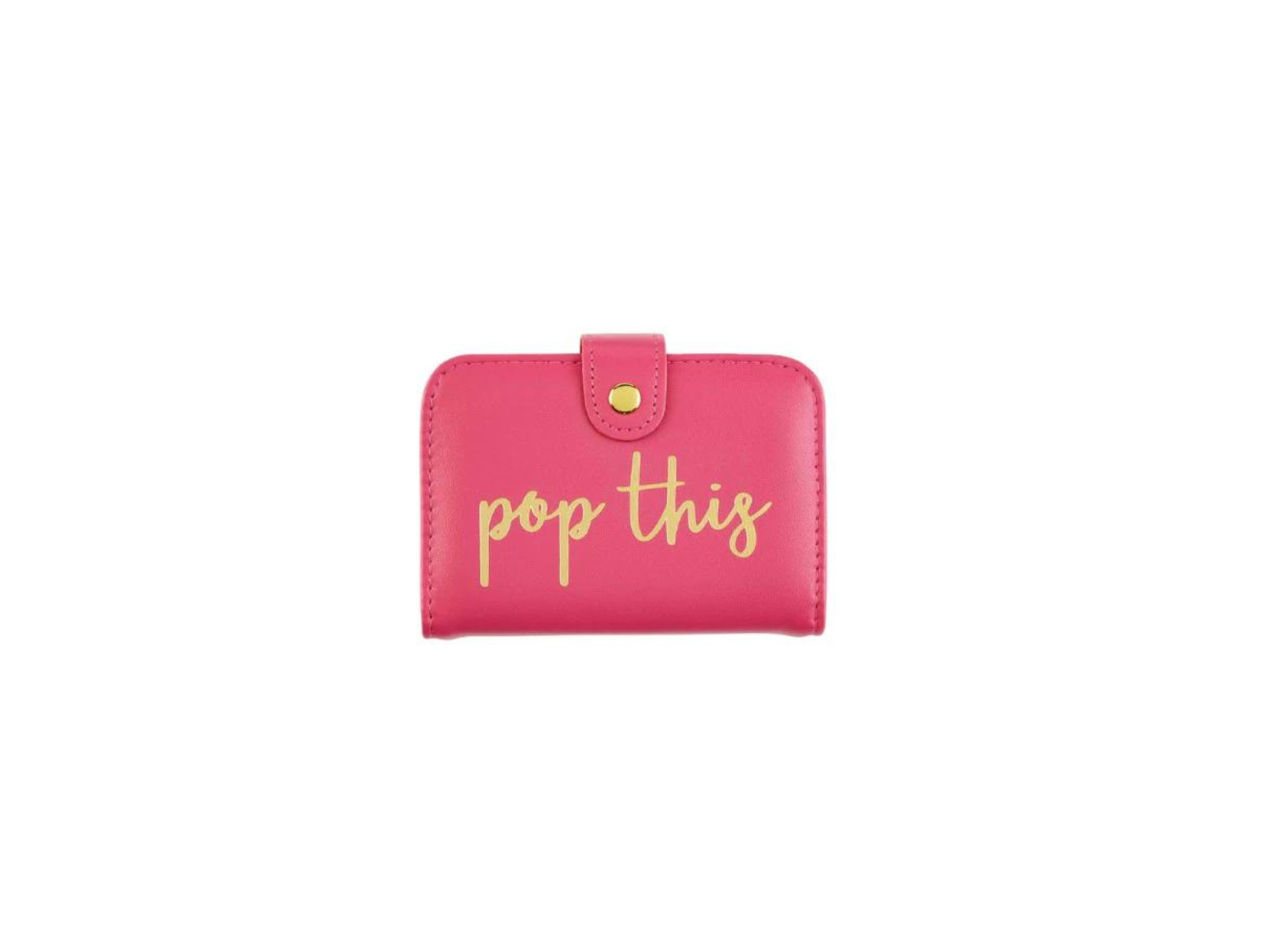 [Mud Pie] Pop This Pill Case-Hot Pink