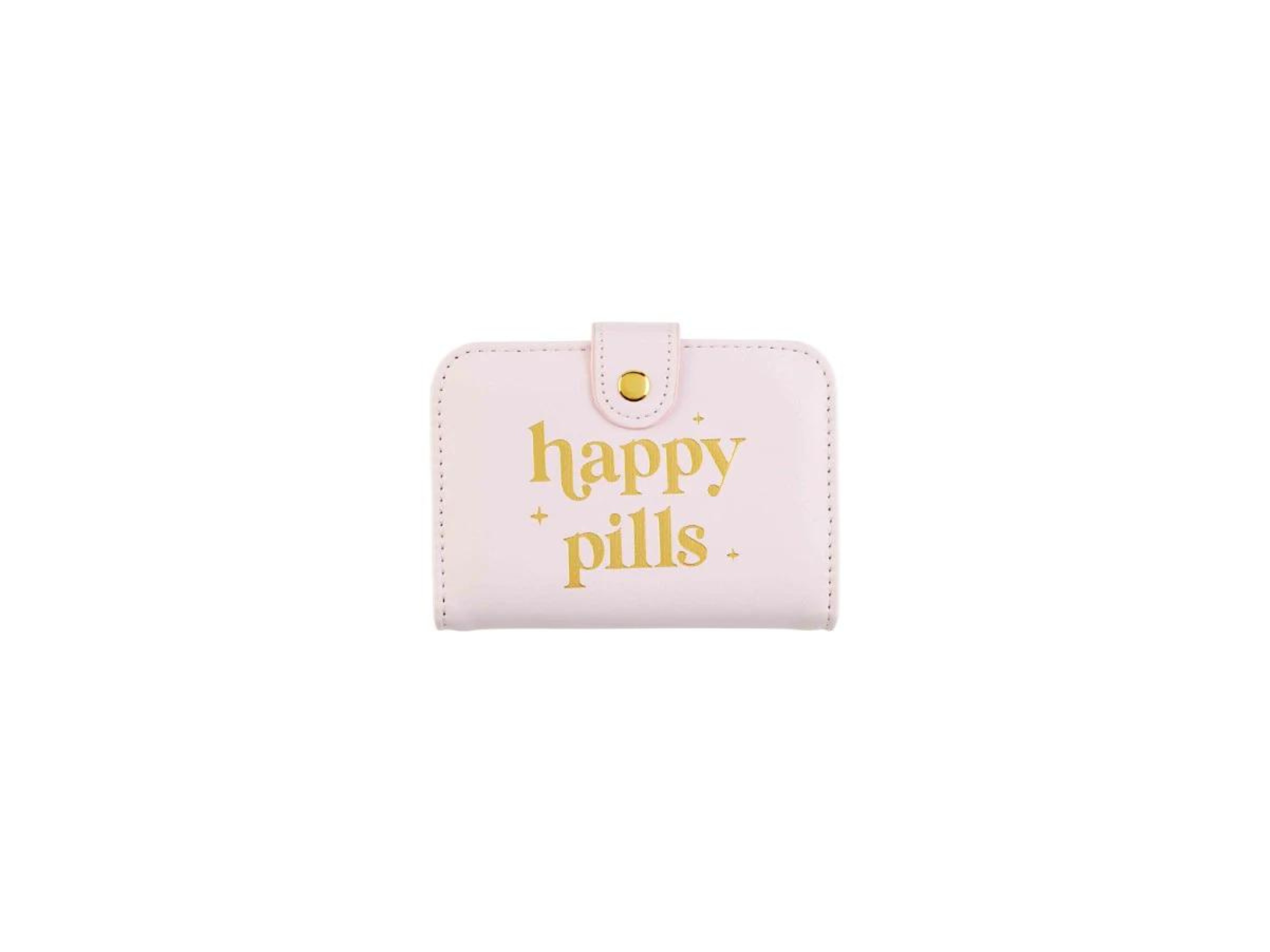 [Mud Pie] Happy Pills Pill Case-Blush