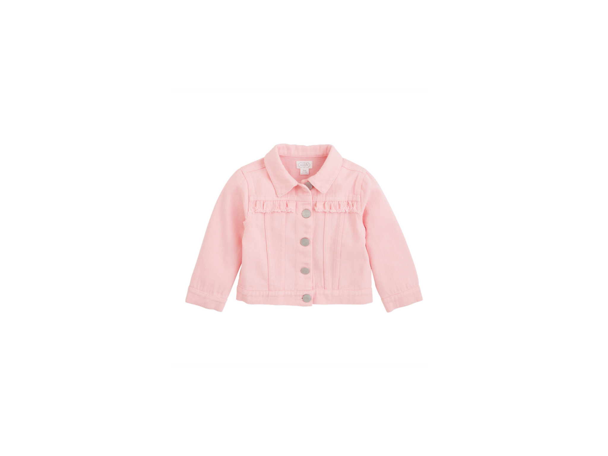 [Mud Pie] Toddler Denim Jacket-Pink