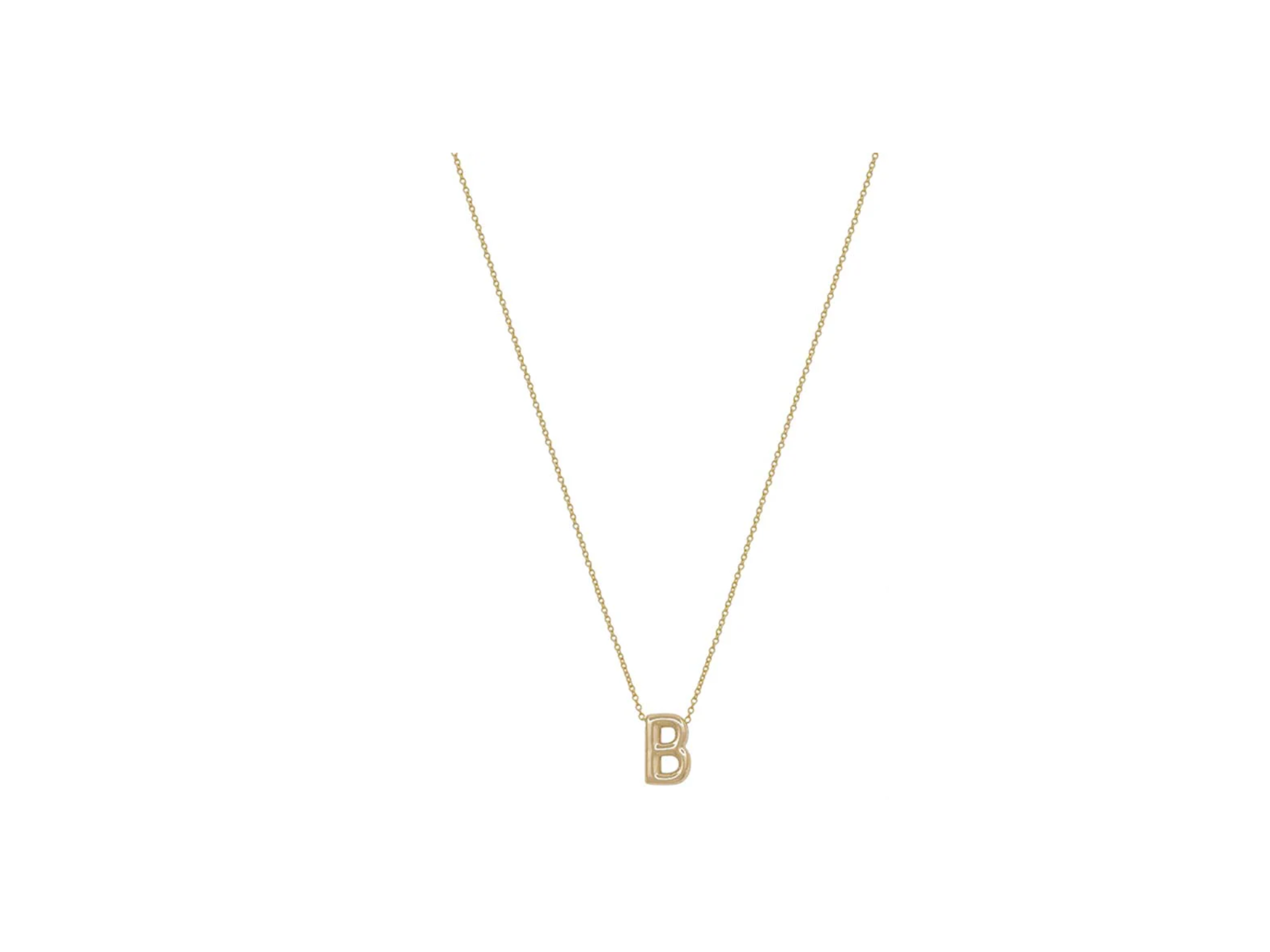 What's Hot Initial Necklace-B