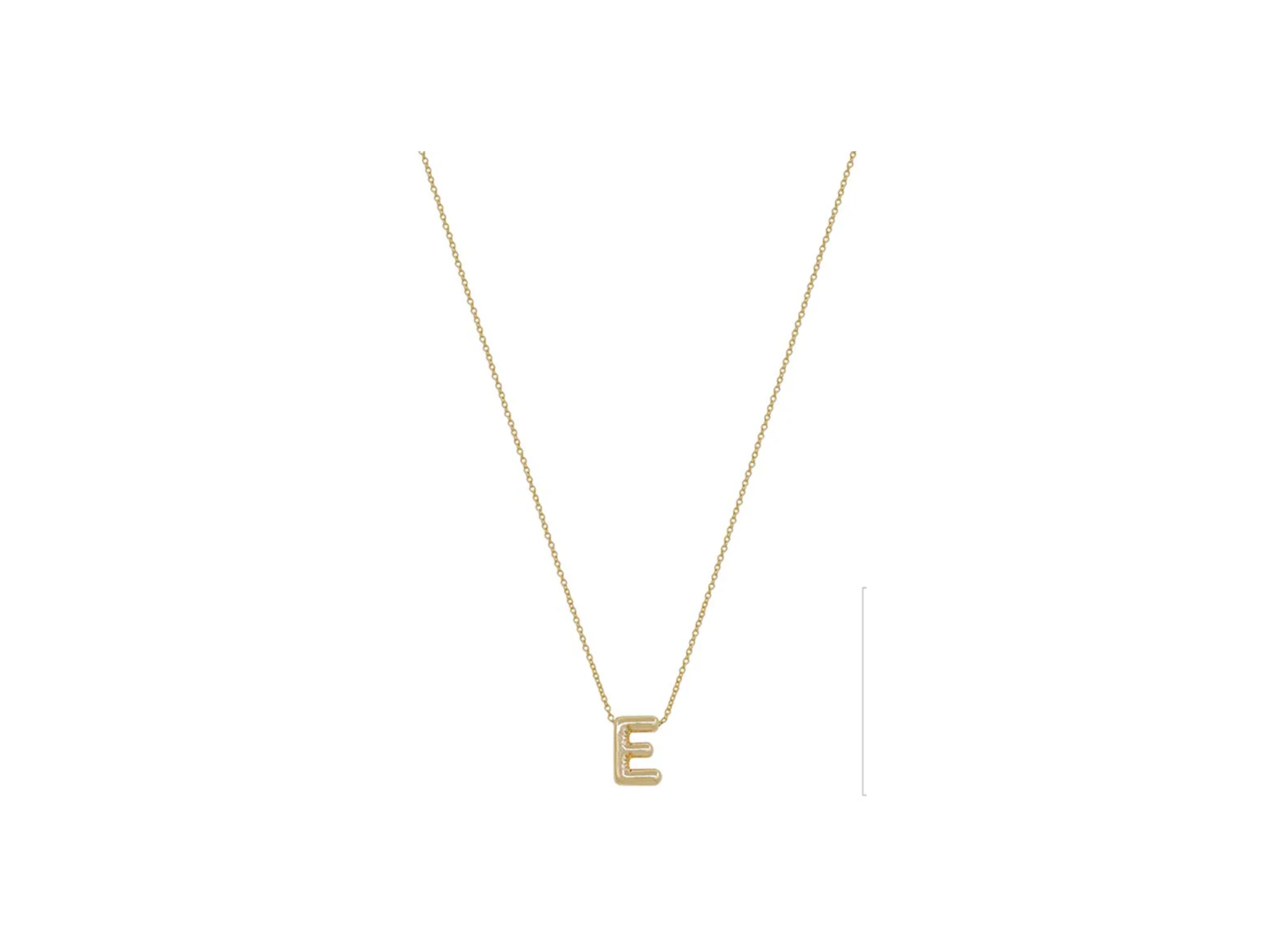 What's Hot Initial Necklace-E