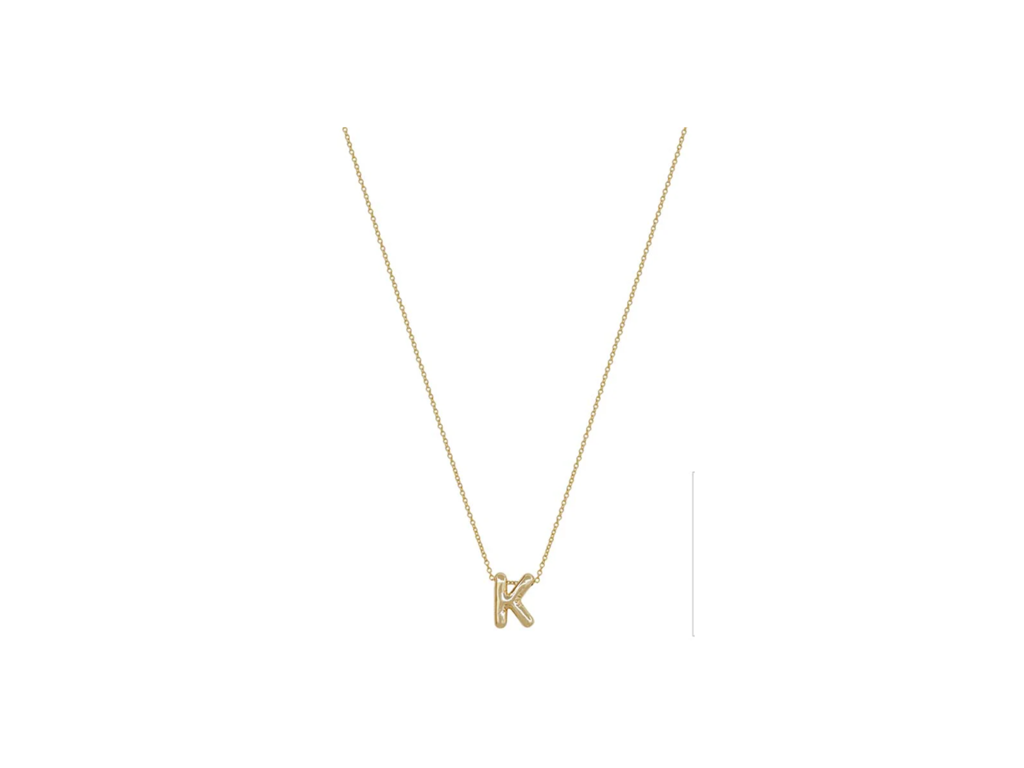 What's Hot Initial Necklace-K
