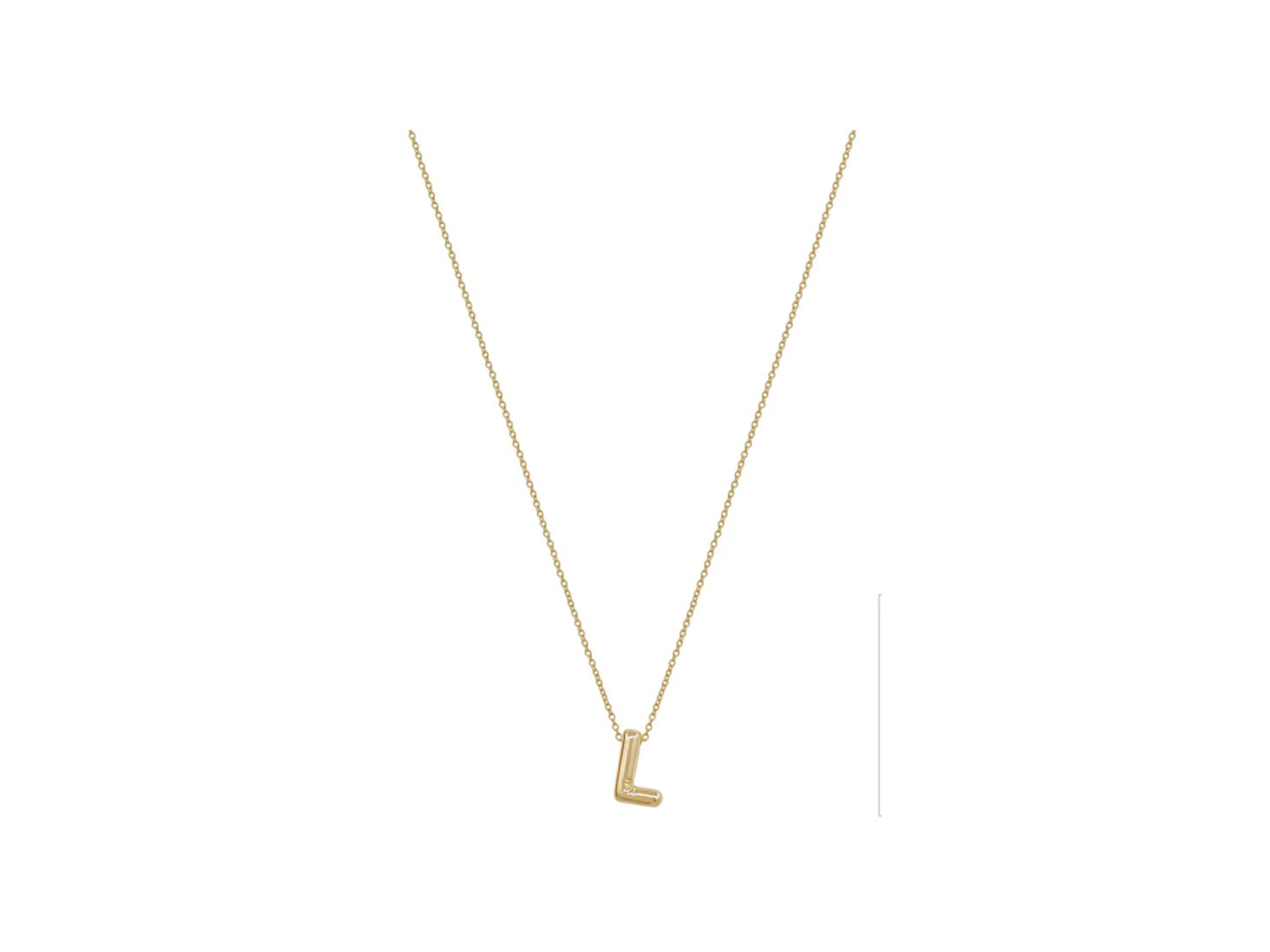 What's Hot Initial Necklace-L