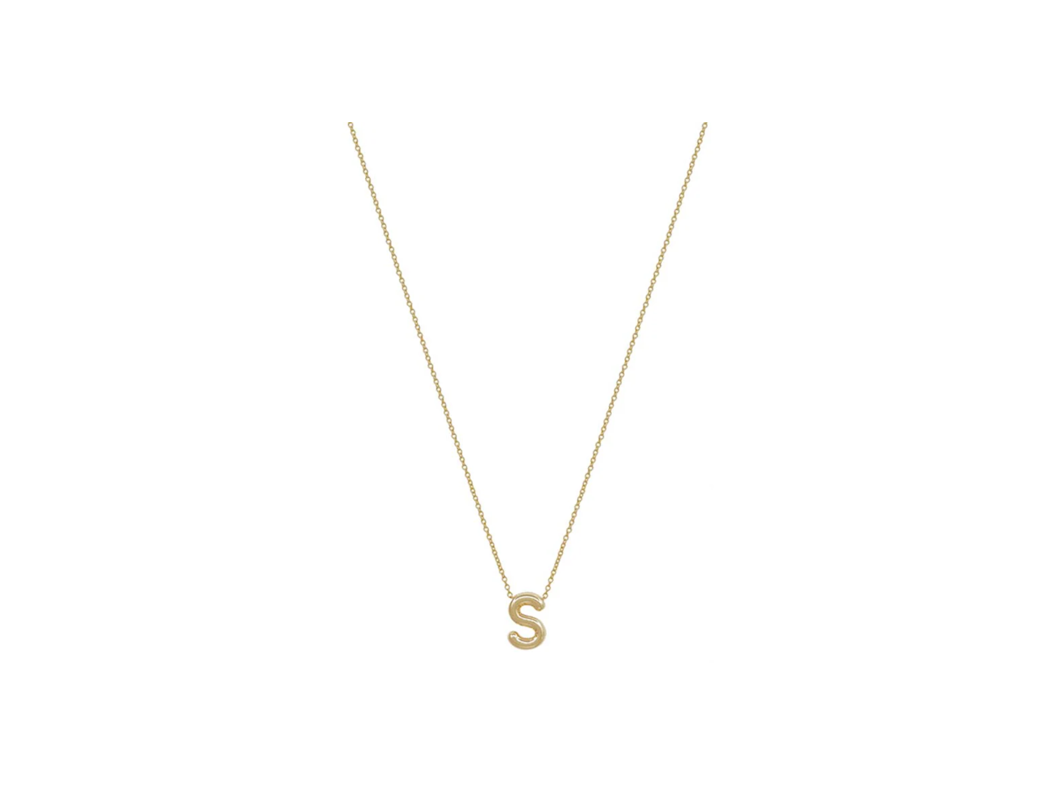What's Hot Initial Necklace-S