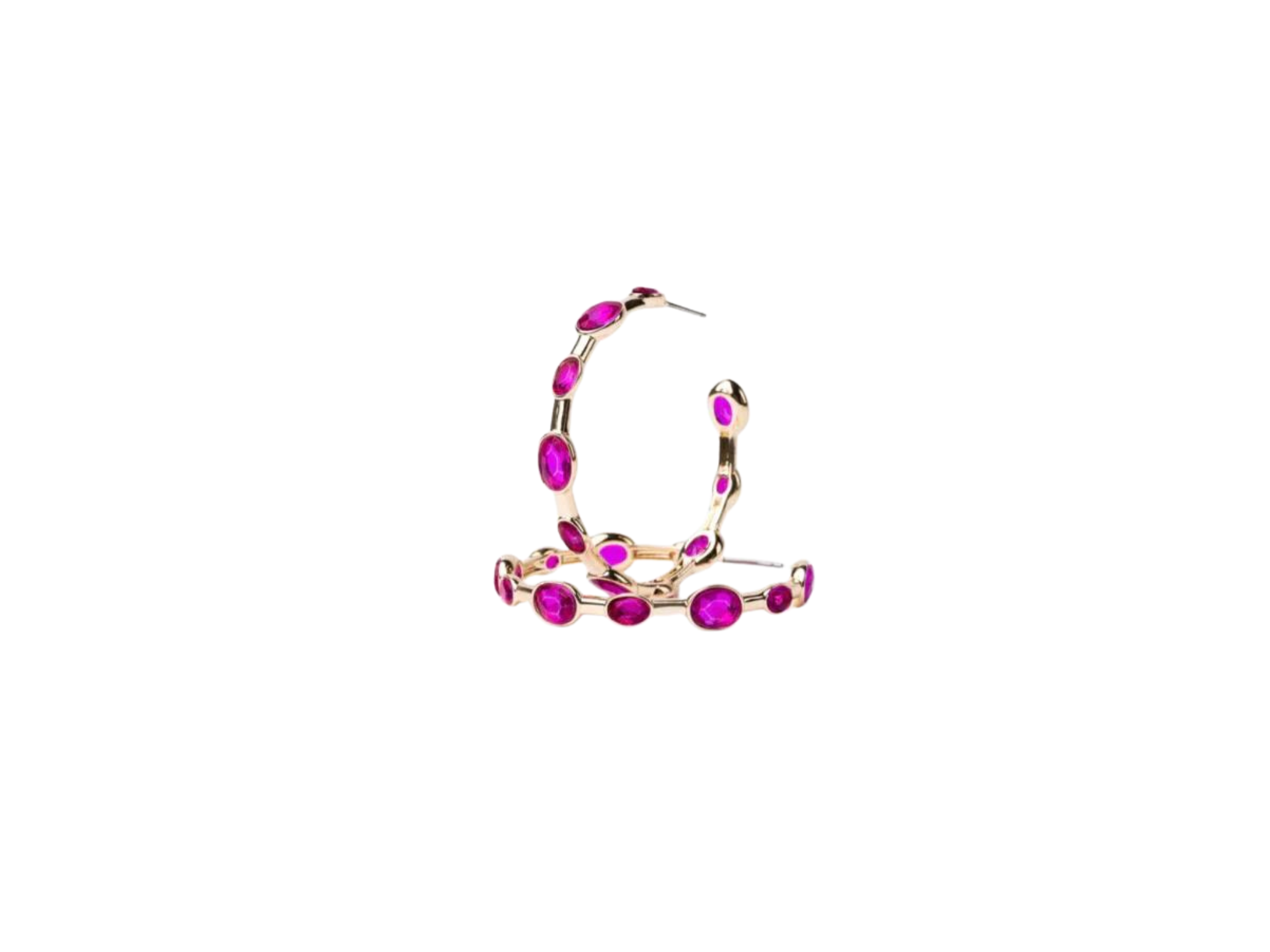 Allie Earrings-Hot Pink