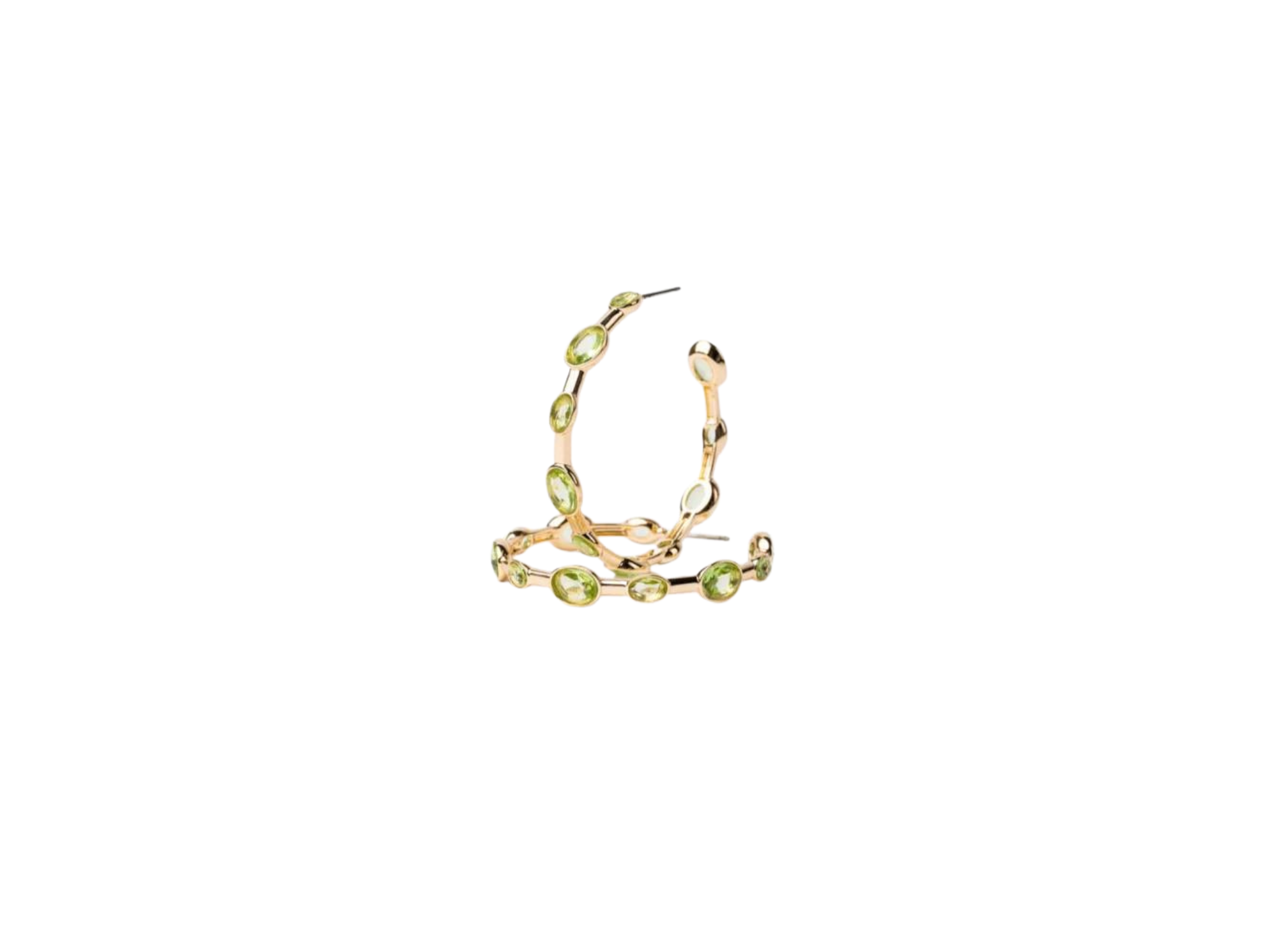 Allie Earrings-Lime