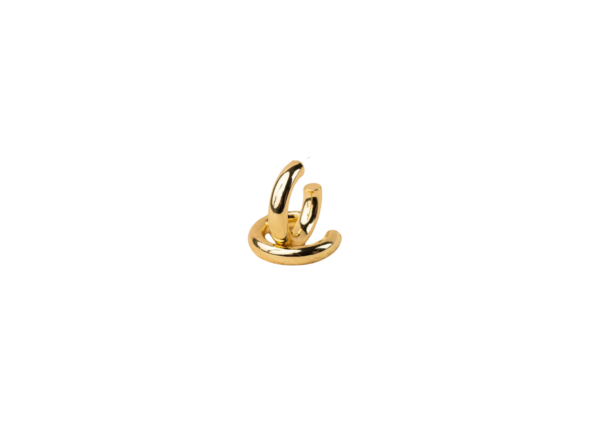 Sara Shiny Earrings-Gold