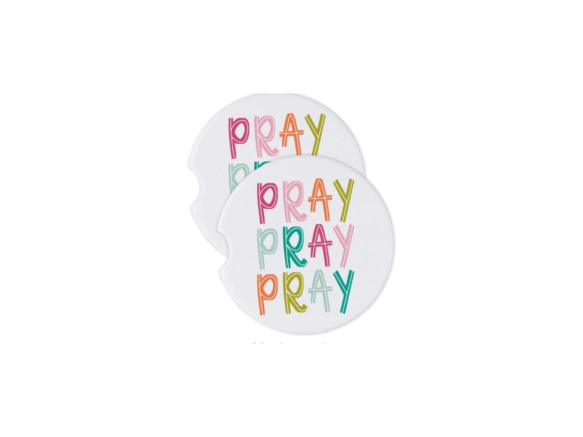 Car Coasters-Pray Pray Pray