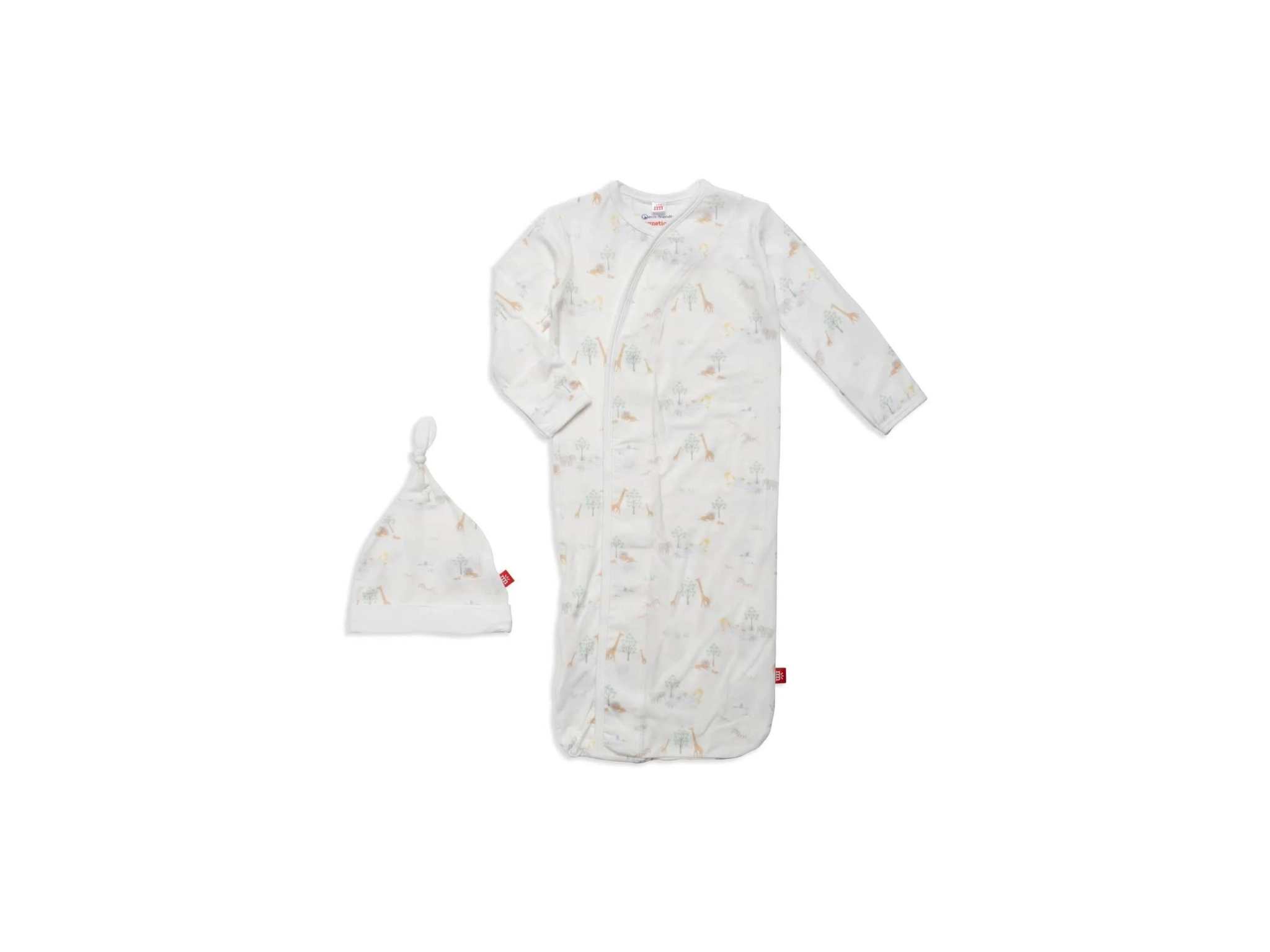 [Magnetic Me] White Serene Safari Modal Gown-NB-3M