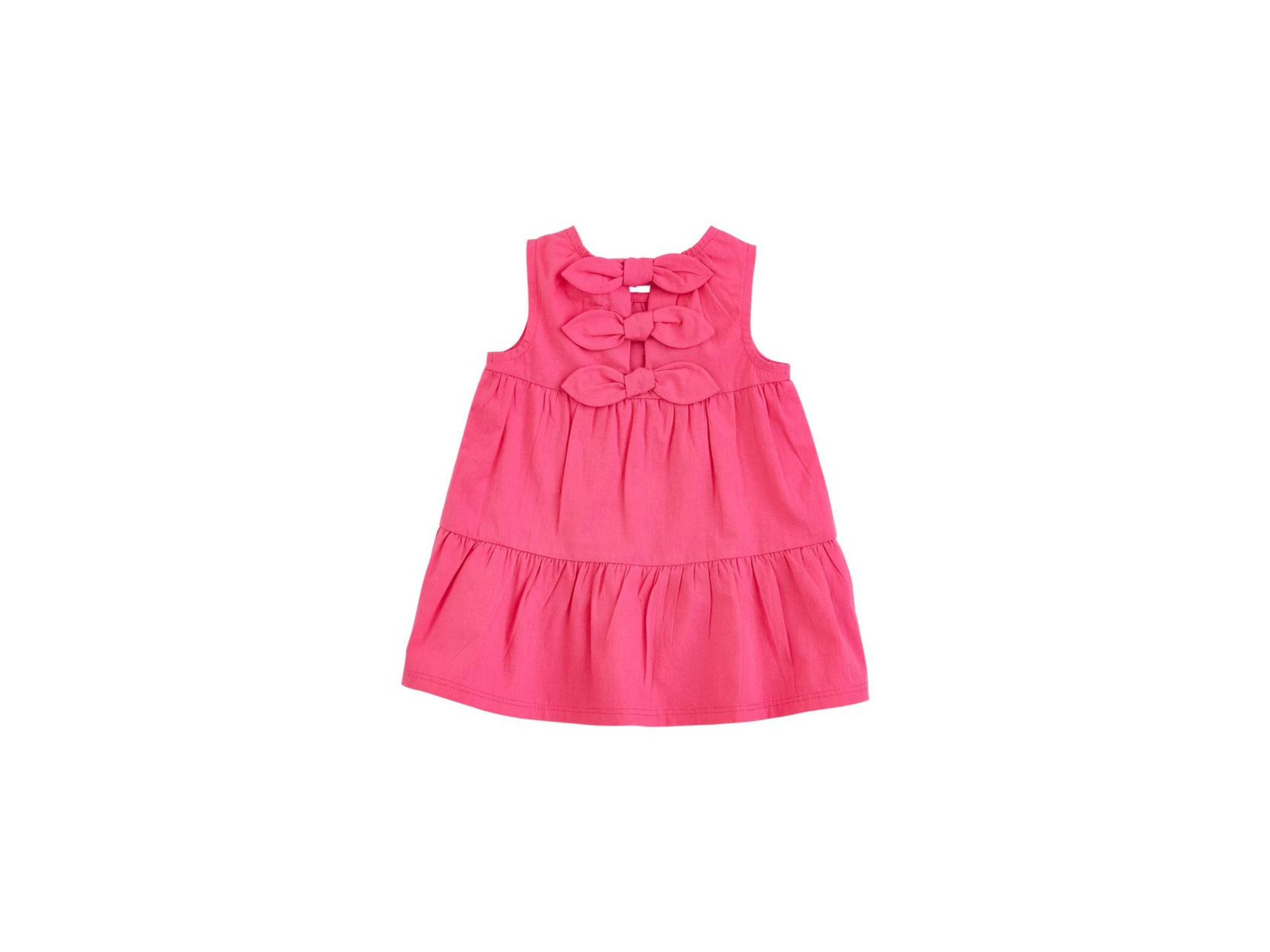 [Mud Pie] Mini Becker Bow Dress-Pink