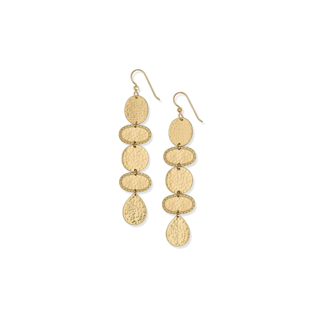 [Brighton] Palm Canyon Long Wire Earrings-Gold