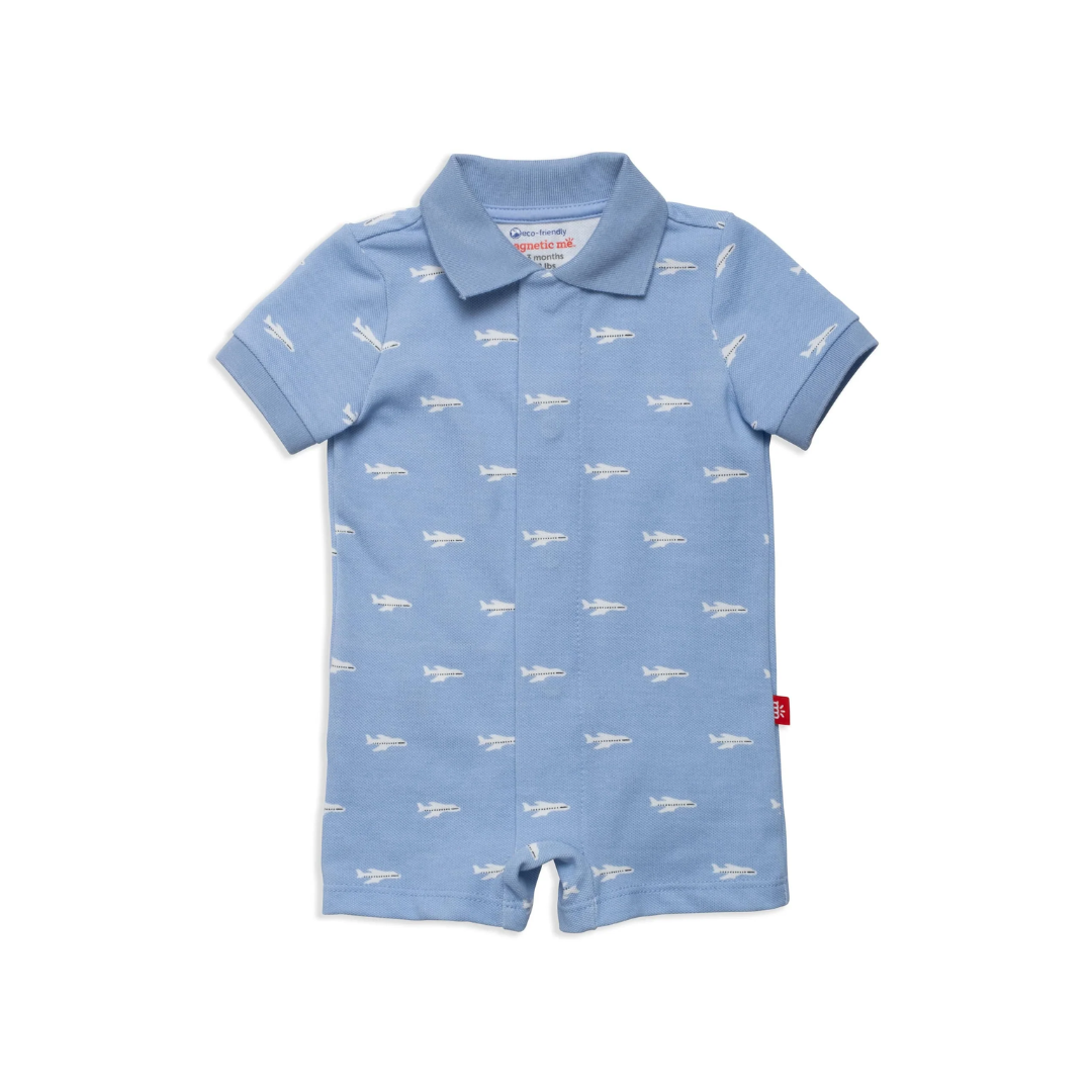 [Magnetic Me] Ready Jet Go Airplane Romper