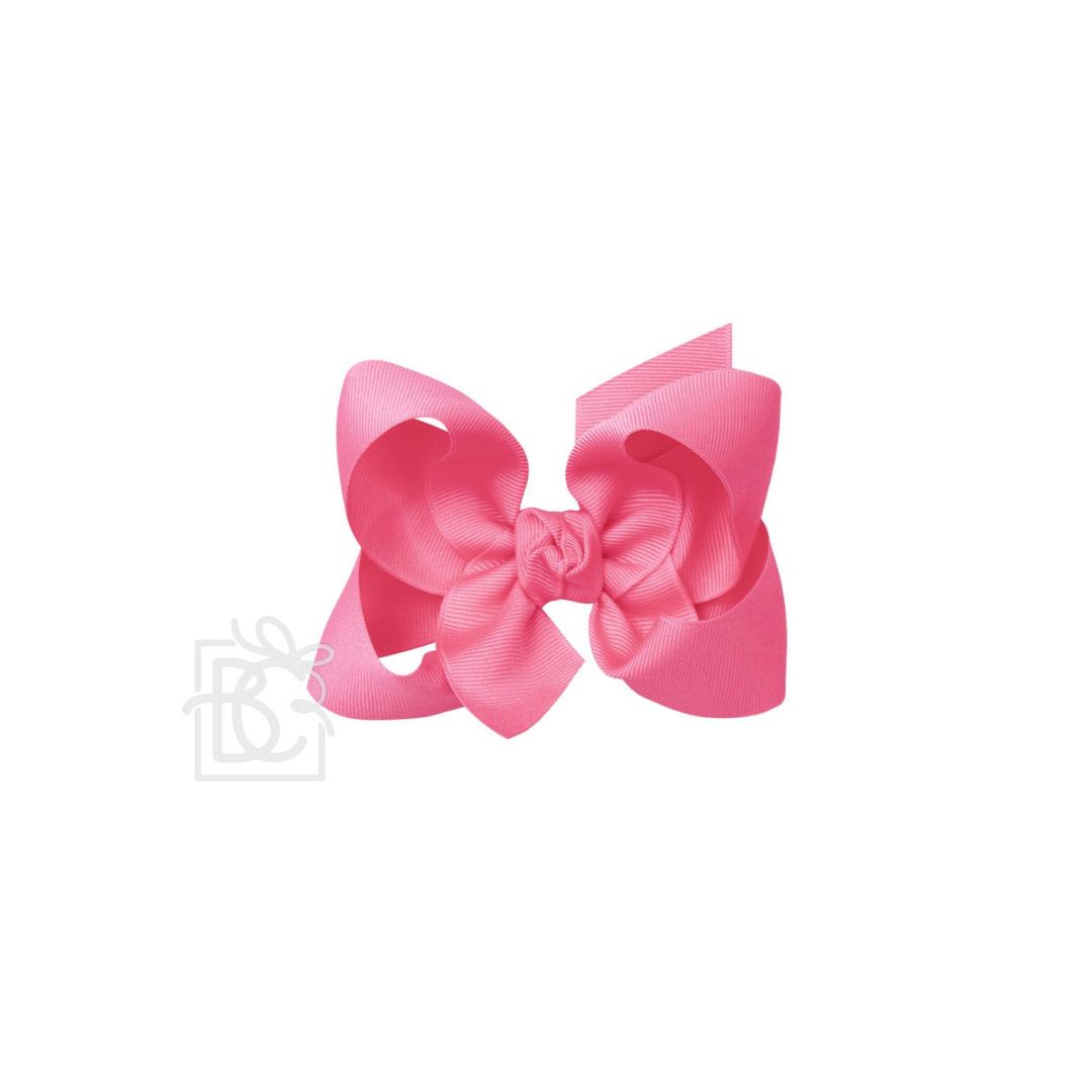 Lexie Grosgrain Bow 4.5"-Hot Pink