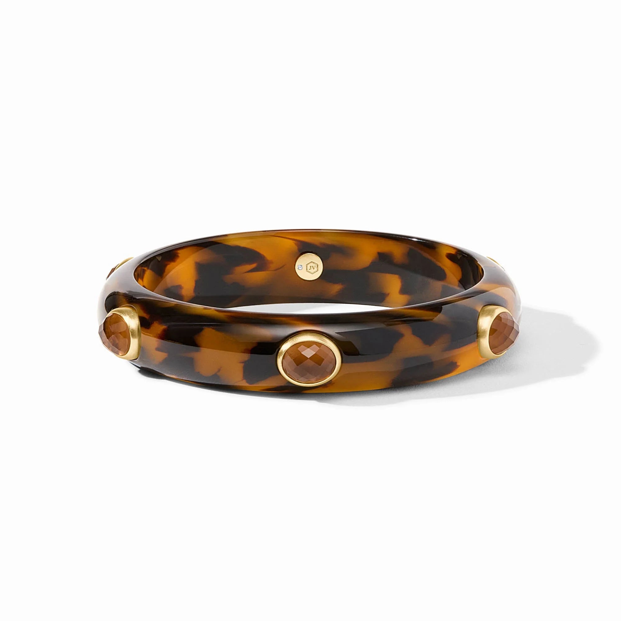 [Julie Vos]Carnaby Stone Bangle-Tortoiseshell-M