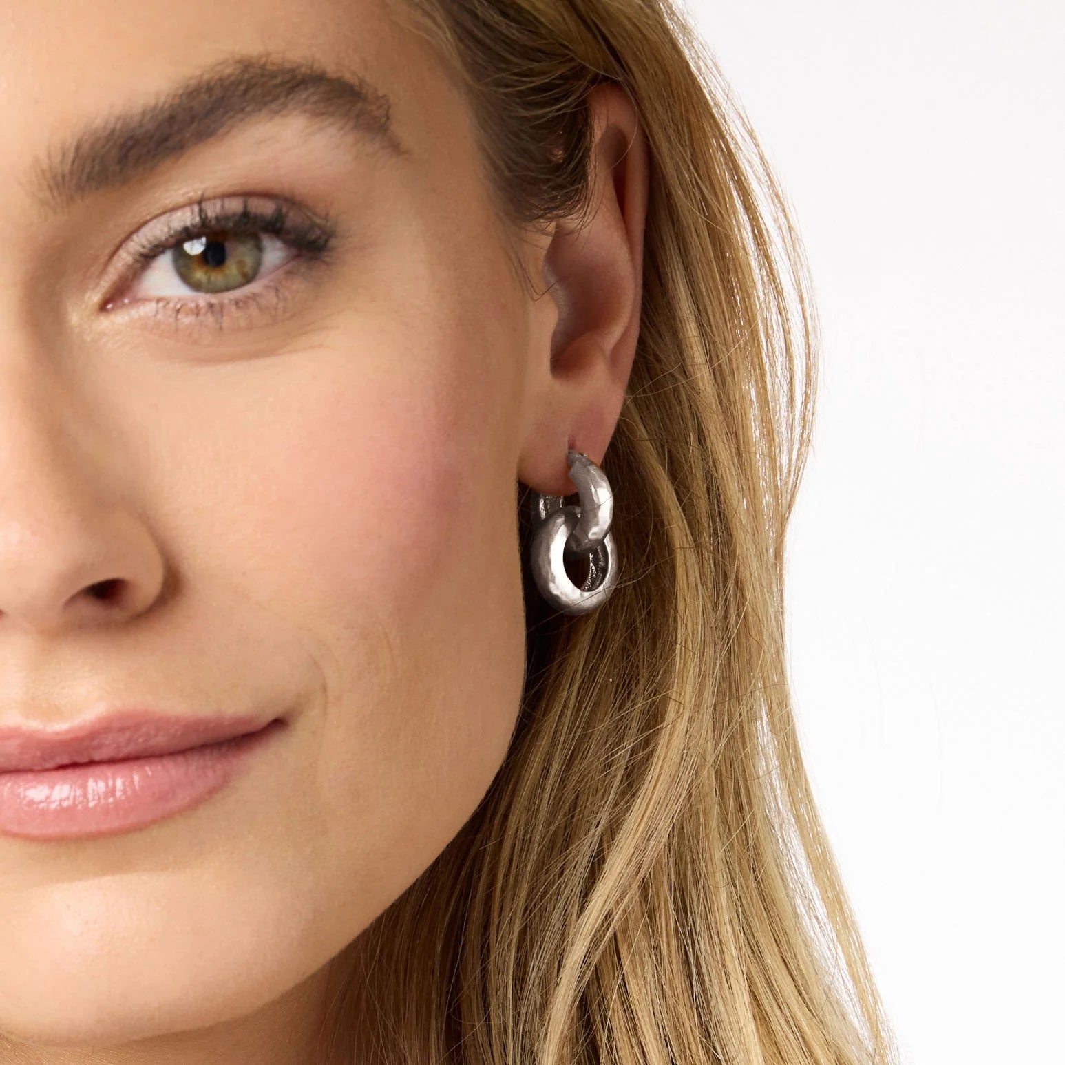 [Julie Vos] Catalina 2-in-1 Earring -Silver OS