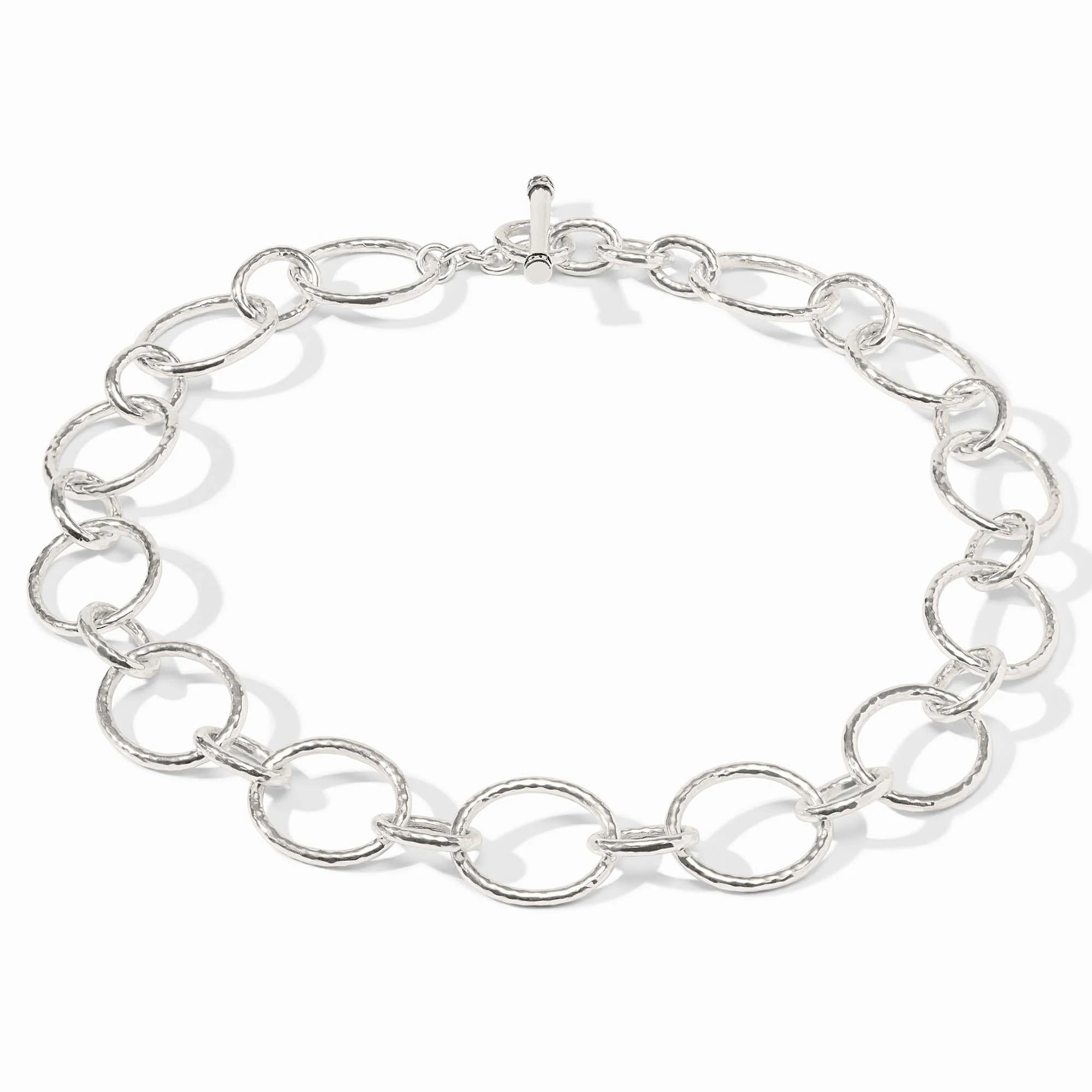 [Julie Vos]Catalina Light Link Necklace-Silver