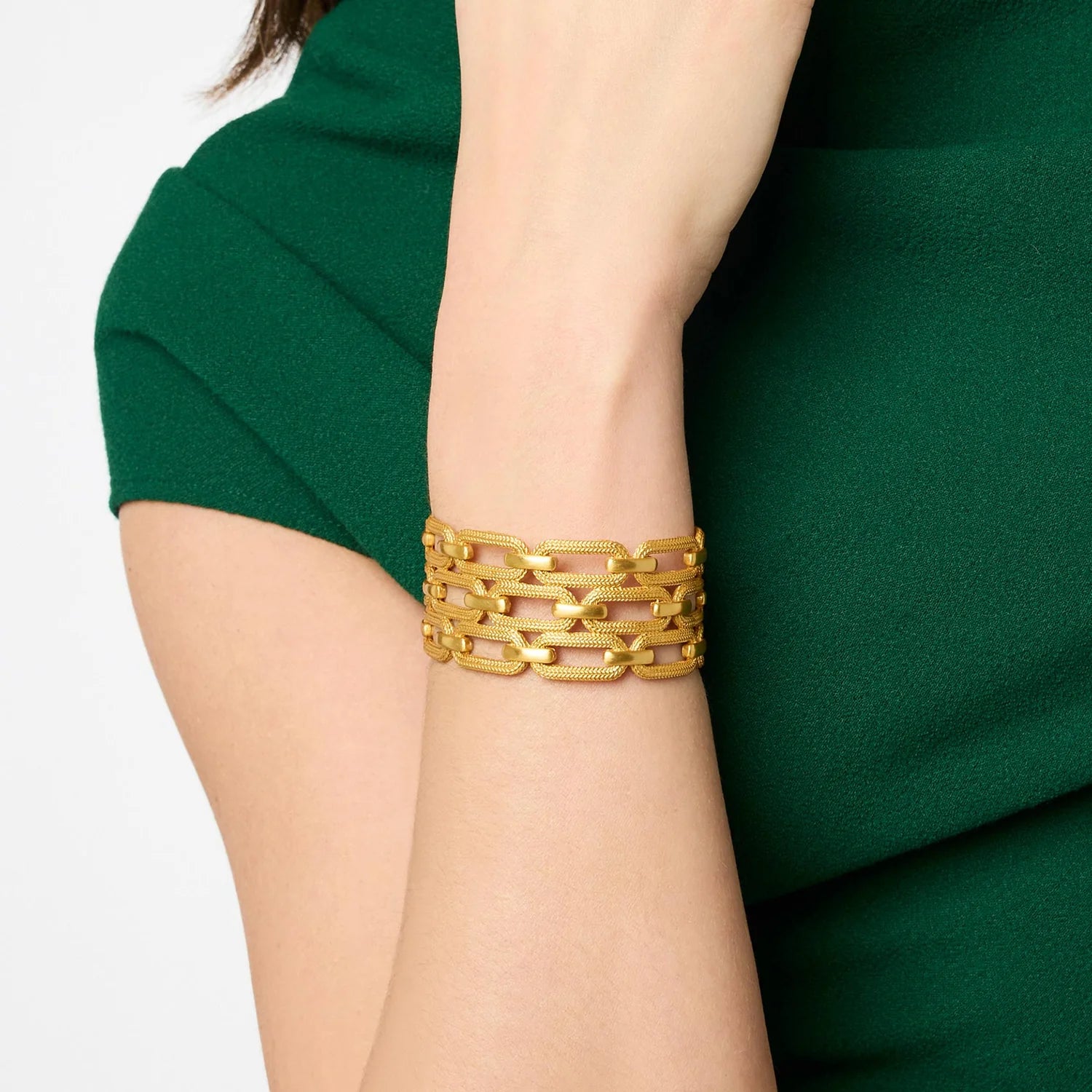 [Julie Vos] Cheval Paperclip Cuff-Gold