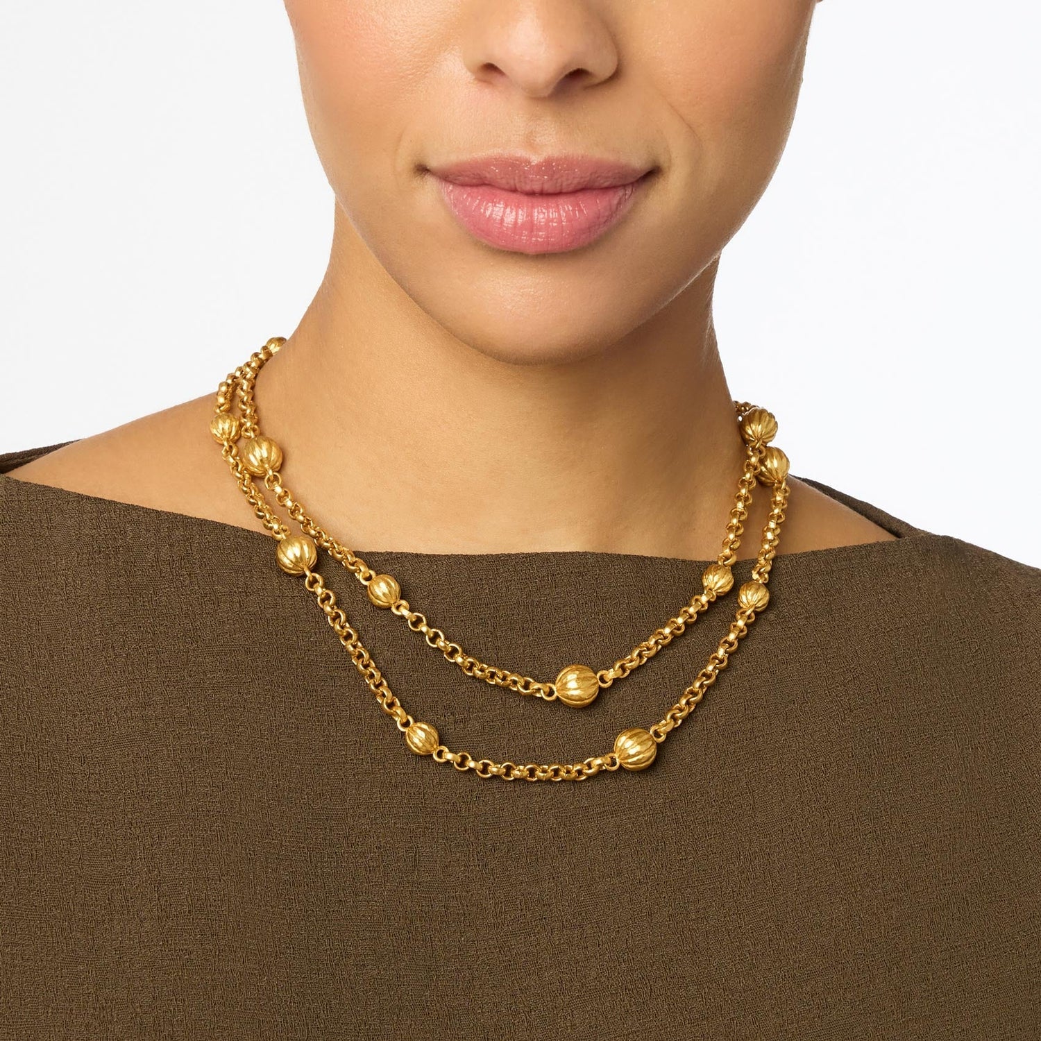 [Julie Vos] Cirque Station Necklace-Gold