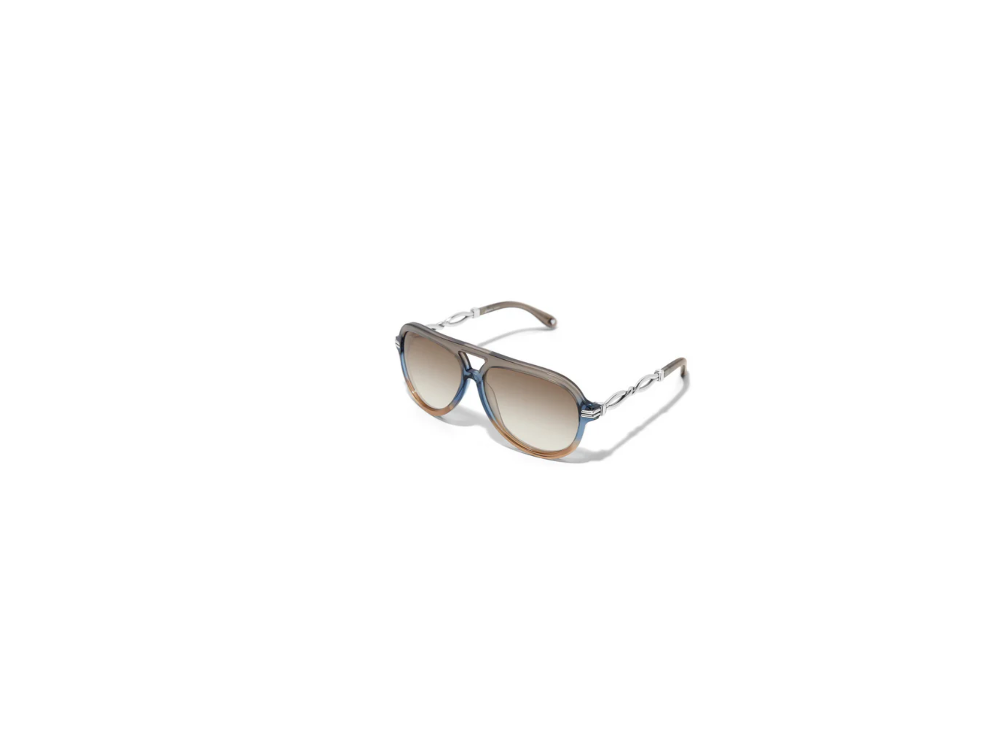 [Brighton] Interlok Twist Aviator Sunglasses