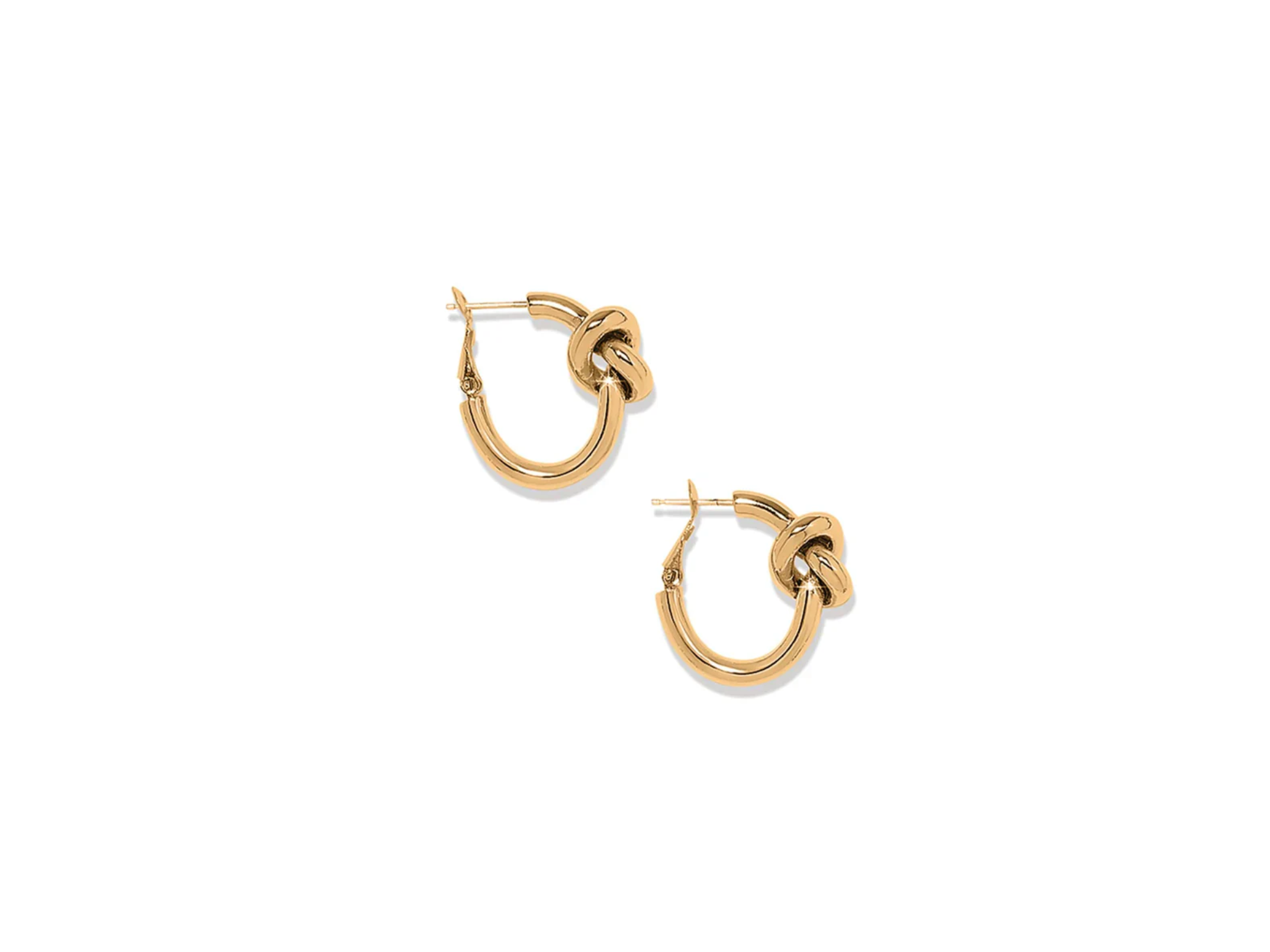 [Brighton] Interlok Single Knot Hoop Earrings