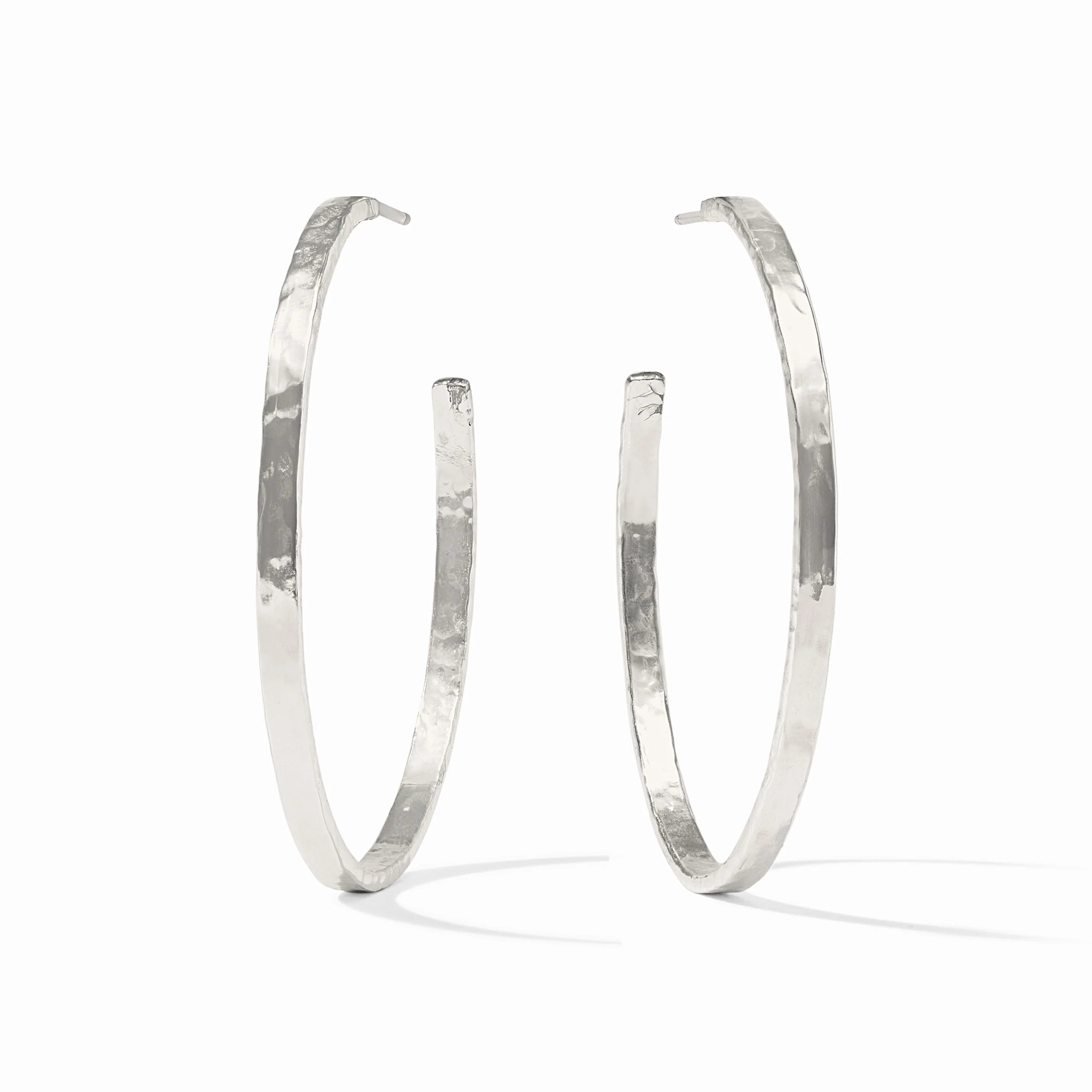 [Julie Vos] Crescent Hoop -Silver XL