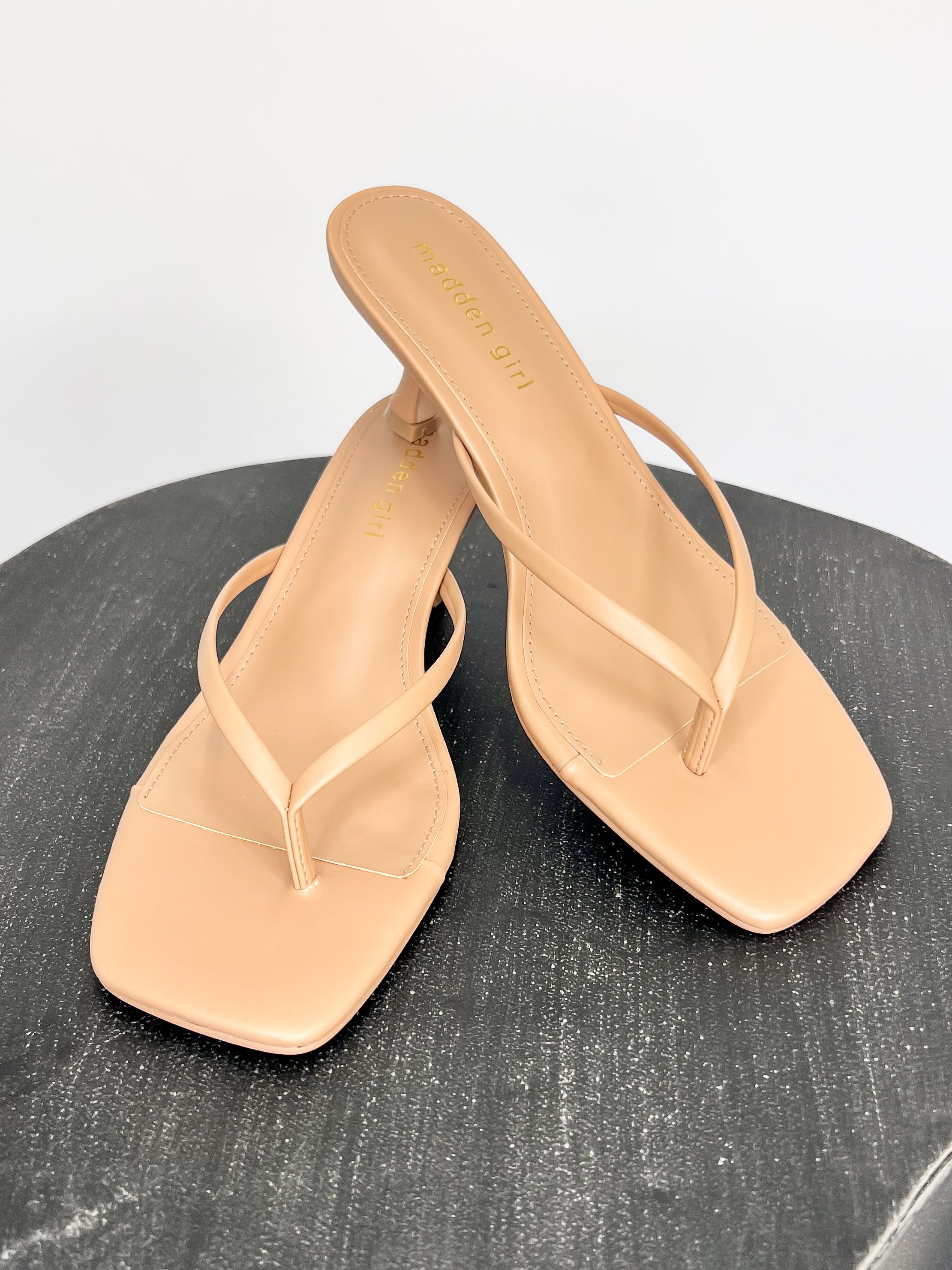 [Madden Girl] Charlenne Kitten Heel - Cafe