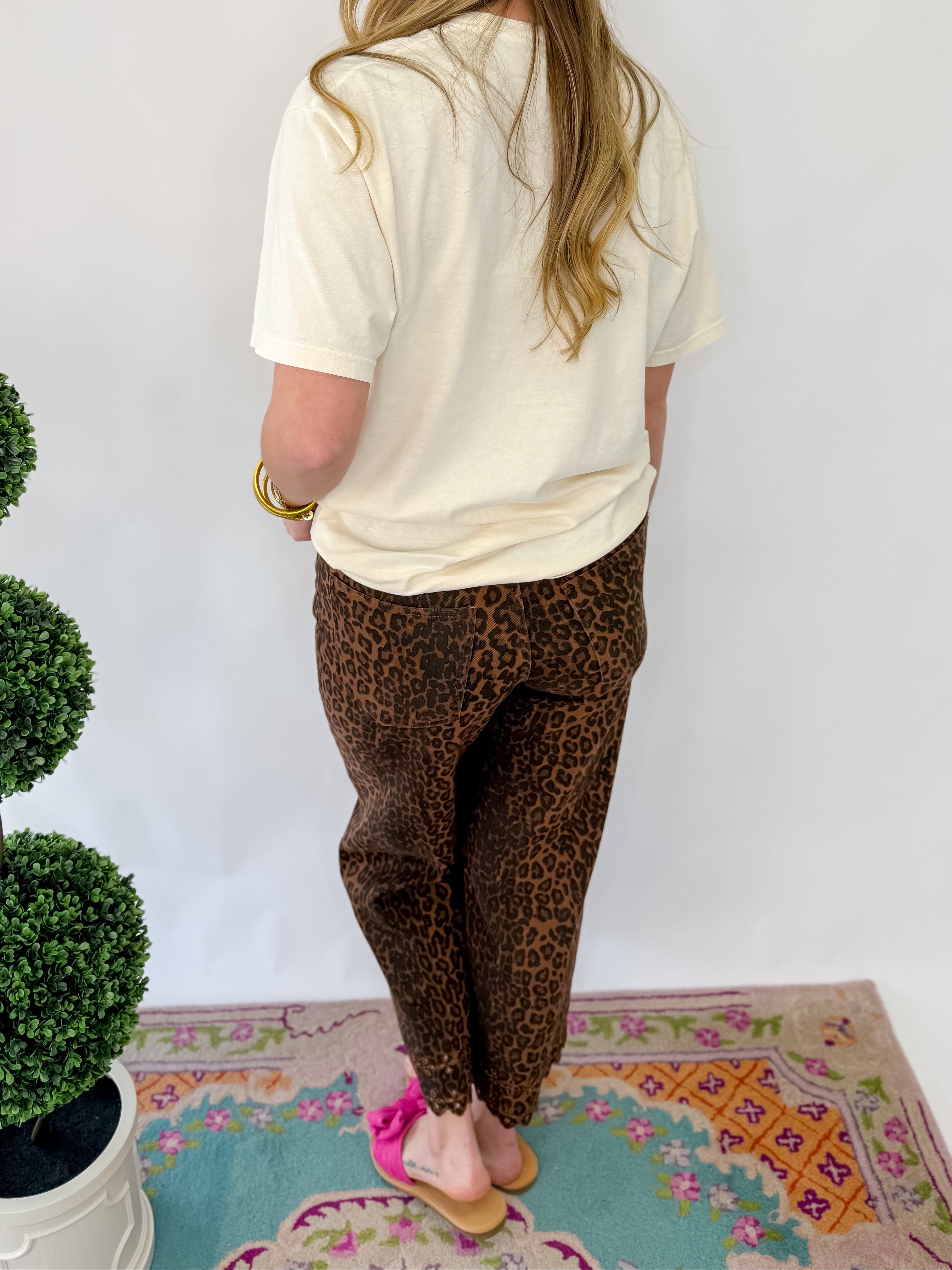 Be Mine Leopard Valentine T-Shirt - Ivory
